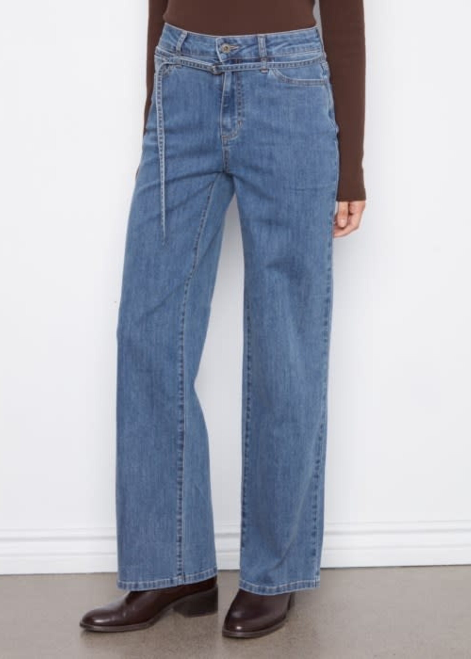 CHARLIE B CHARLIE B-JEANS JAMBE LARGE-C5815