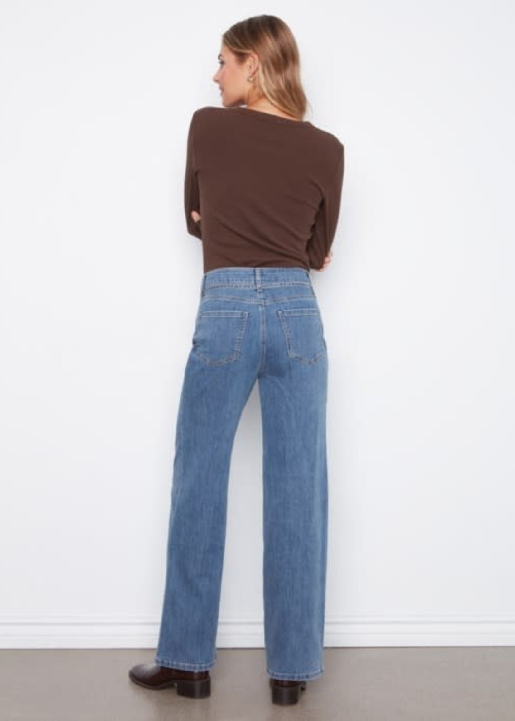 CHARLIE B CHARLIE B-JEANS JAMBE LARGE-C5815