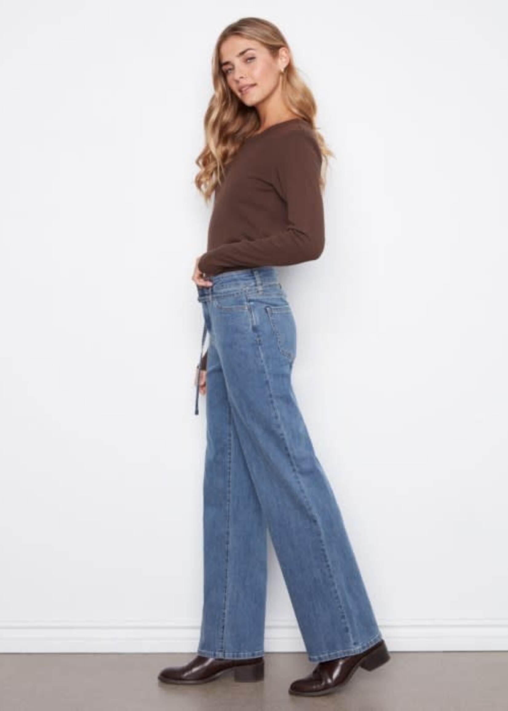 CHARLIE B CHARLIE B-JEANS JAMBE LARGE-C5815