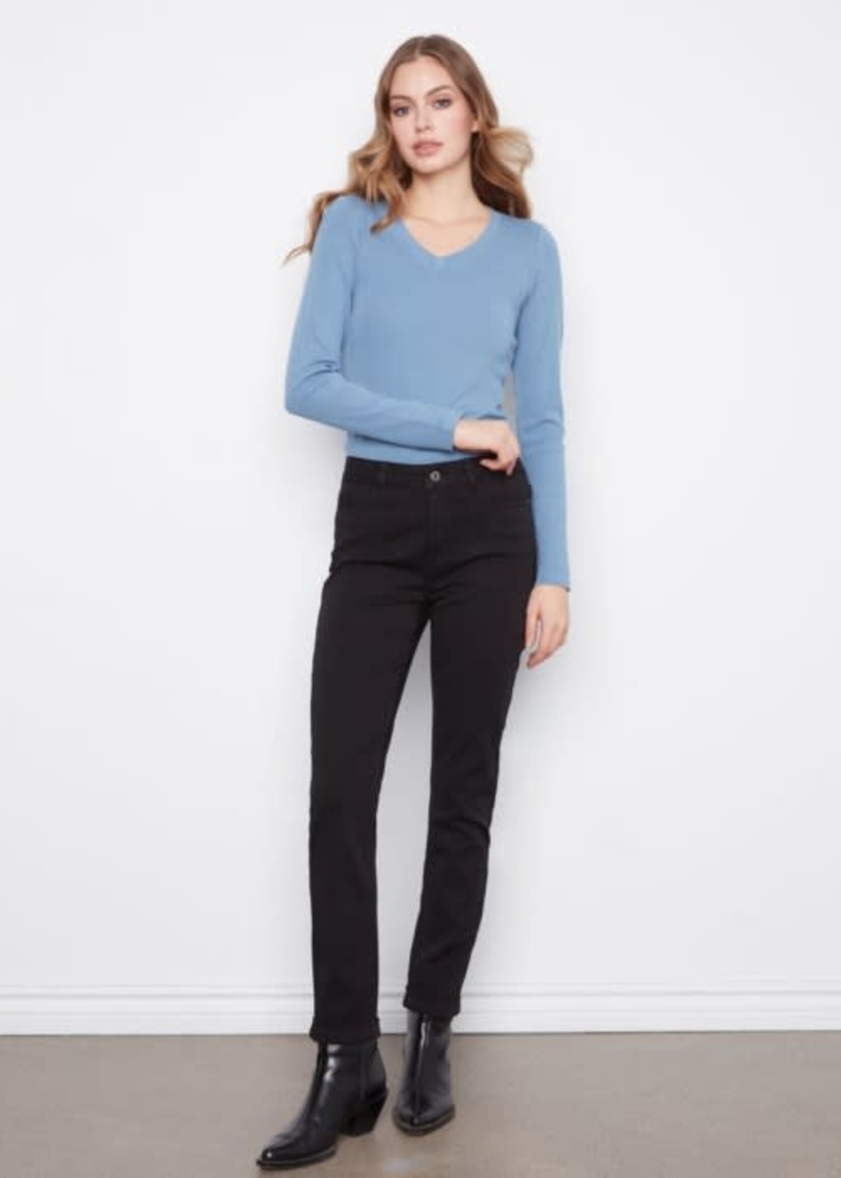CHARLIE B CHARLIE B-PANTALON JAMBE ÉTROITE-C5309YR