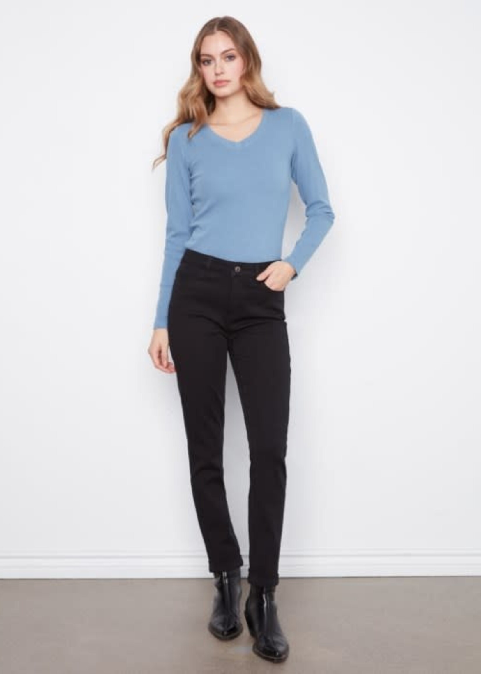 CHARLIE B CHARLIE B-PANTALON JAMBE ÉTROITE-C5309YR