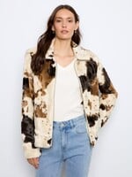 CHARLIE B CHARLIE B-VESTE EN FAUSSE FOURRURE-C6441