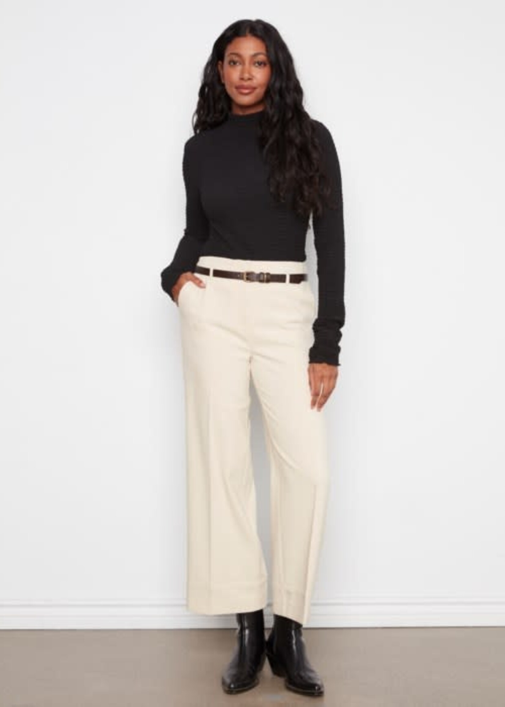 CHARLIE B CHARLIE B-PANTALON JAMBE LARGE-C5809