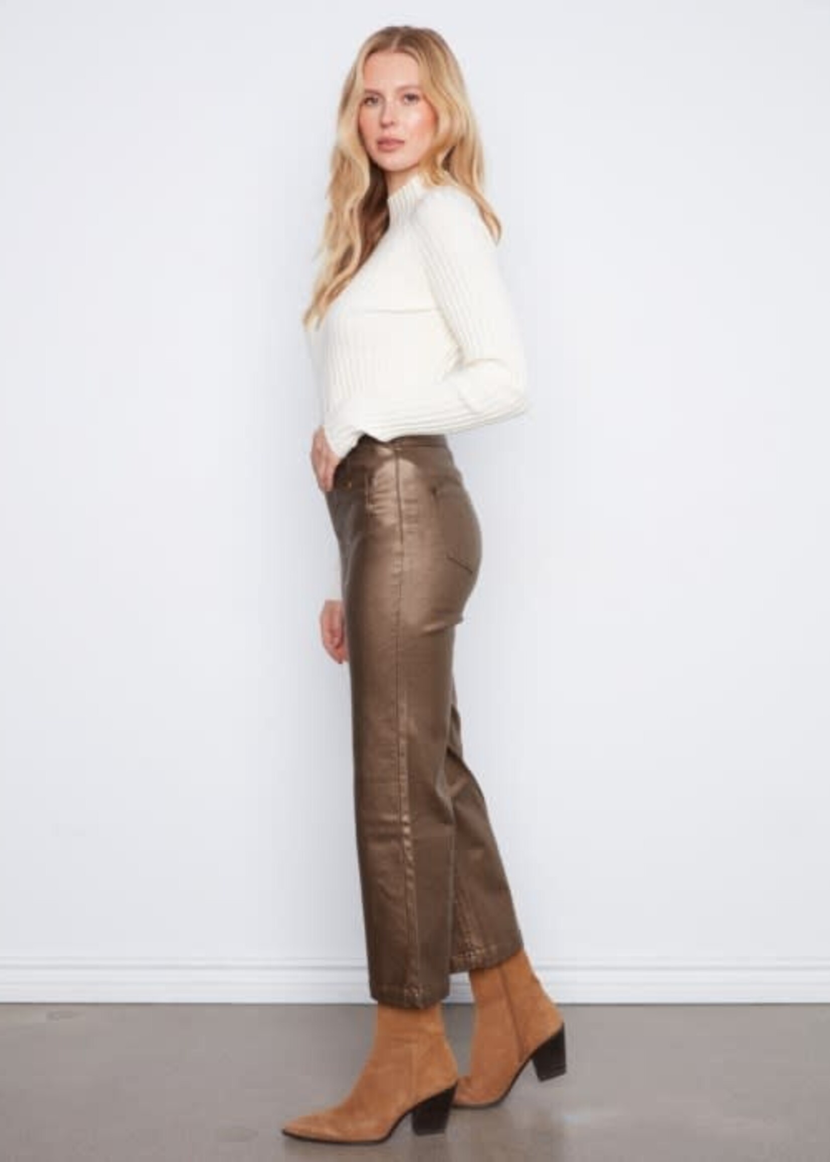 CHARLIE B CHARLIE B-PANTALON ÉVASÉ-C5562RR