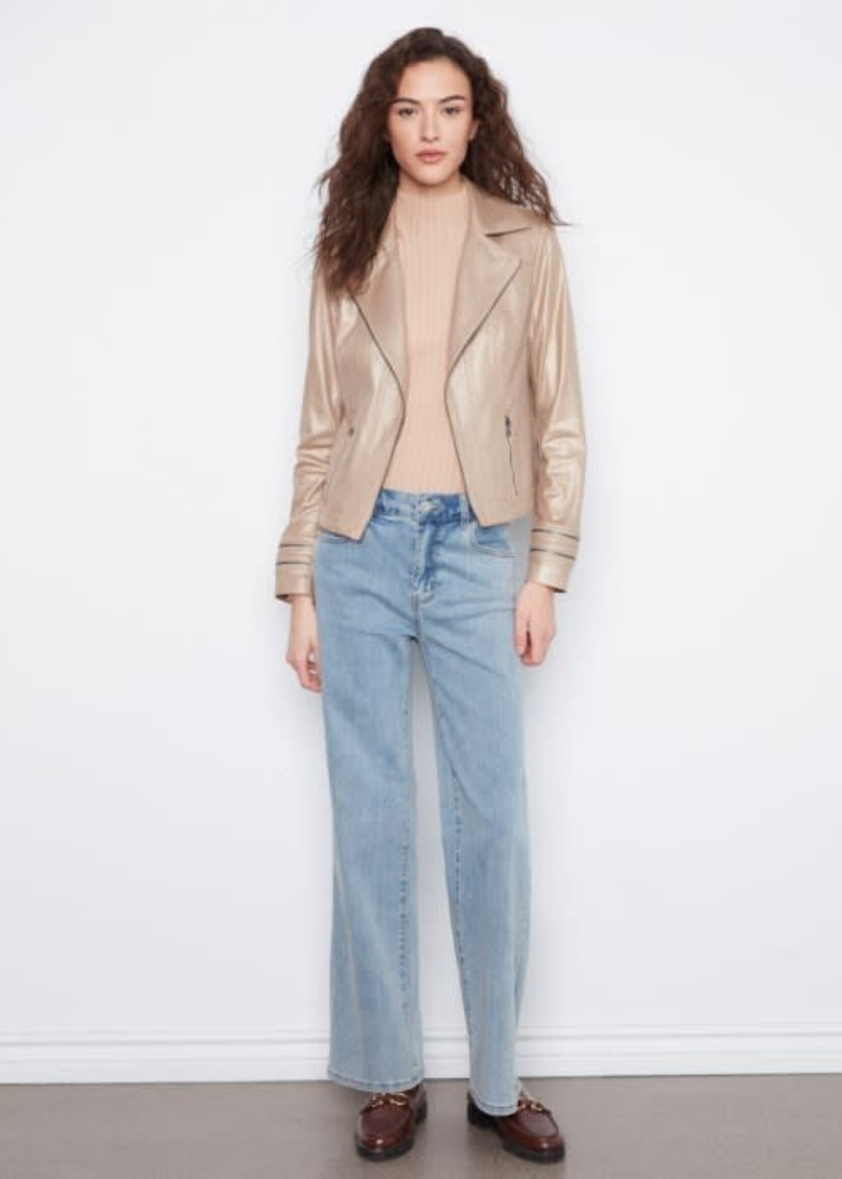 CHARLIE B CHARLIE B-VESTE EN SIMILICUIR-C6231YR
