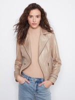 CHARLIE B CHARLIE B-VESTE EN SIMILICUIR-C6231YR