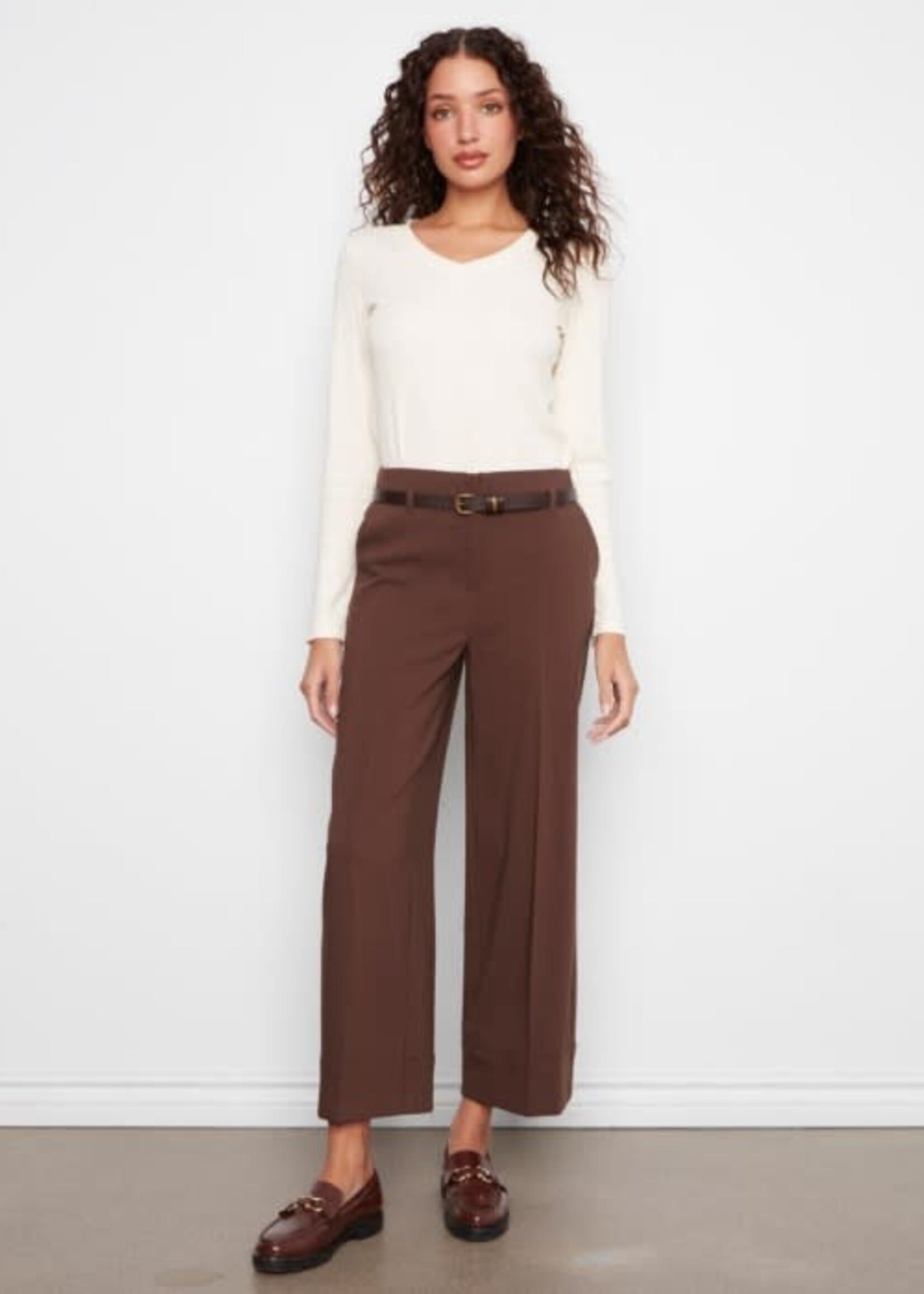 CHARLIE B CHARLIE B-PANTALON JAMBE LARGE-C5809