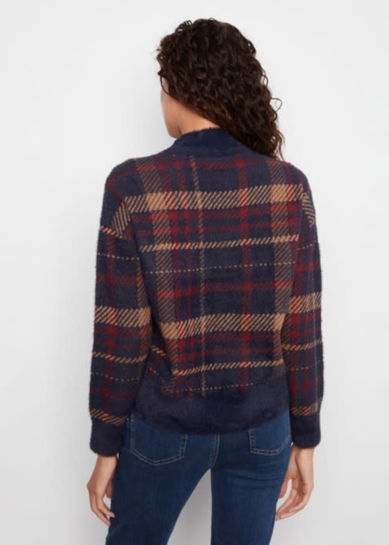 CHARLIE B CHARLIE B-PULL À CARREAUX-C2910QR