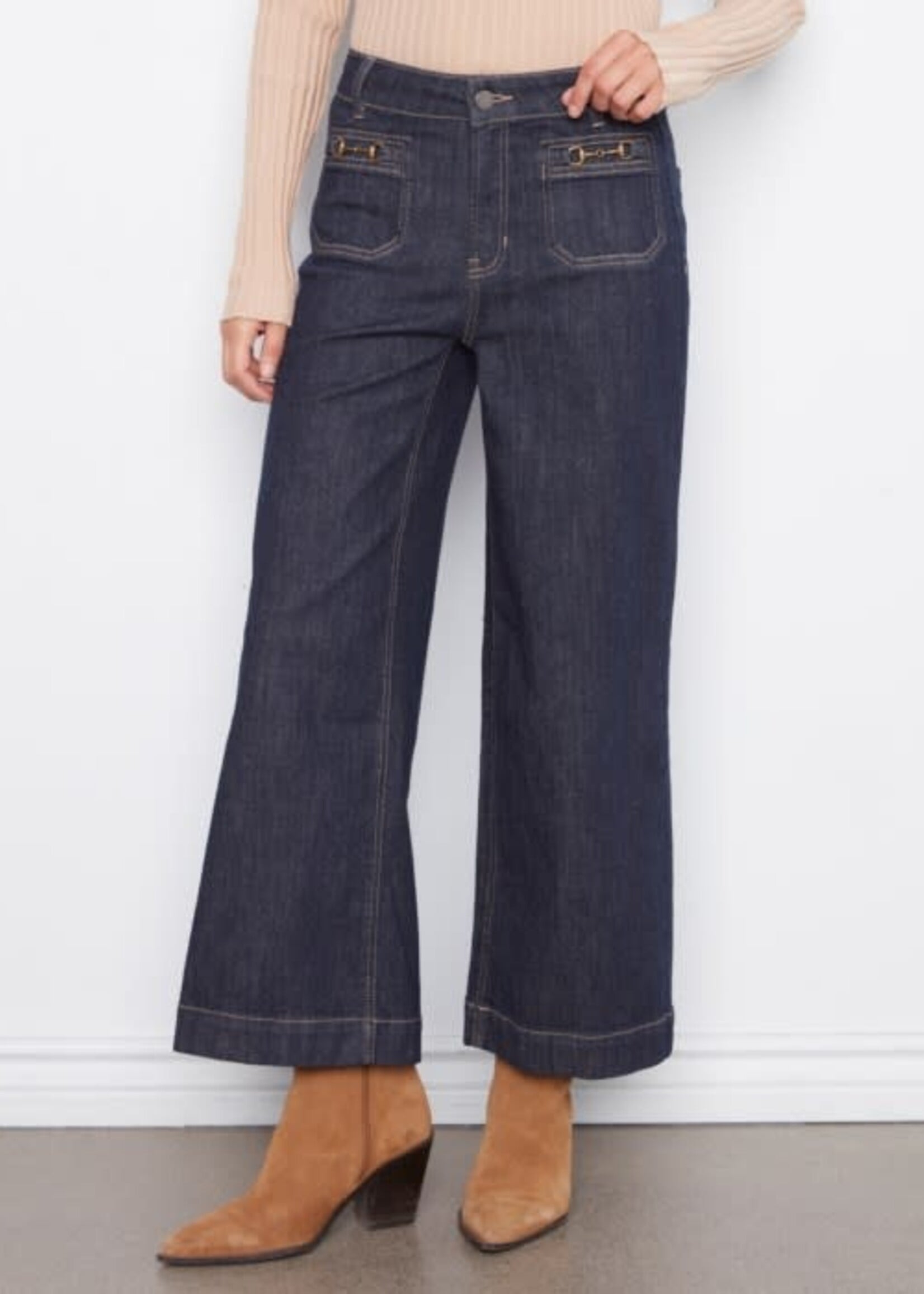CHARLIE B CHARLIE B-JEANS JAMBES LARGE-C5538D