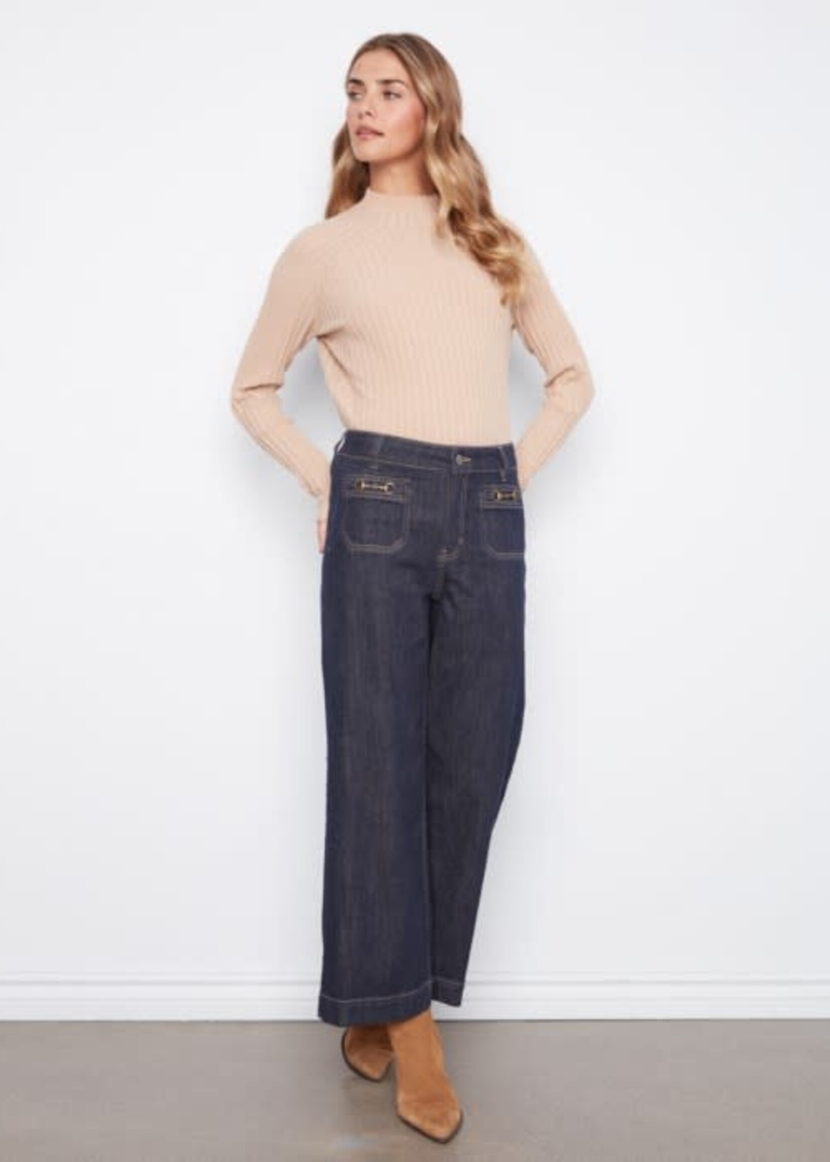 CHARLIE B CHARLIE B-JEANS JAMBE LARGE-C5538D