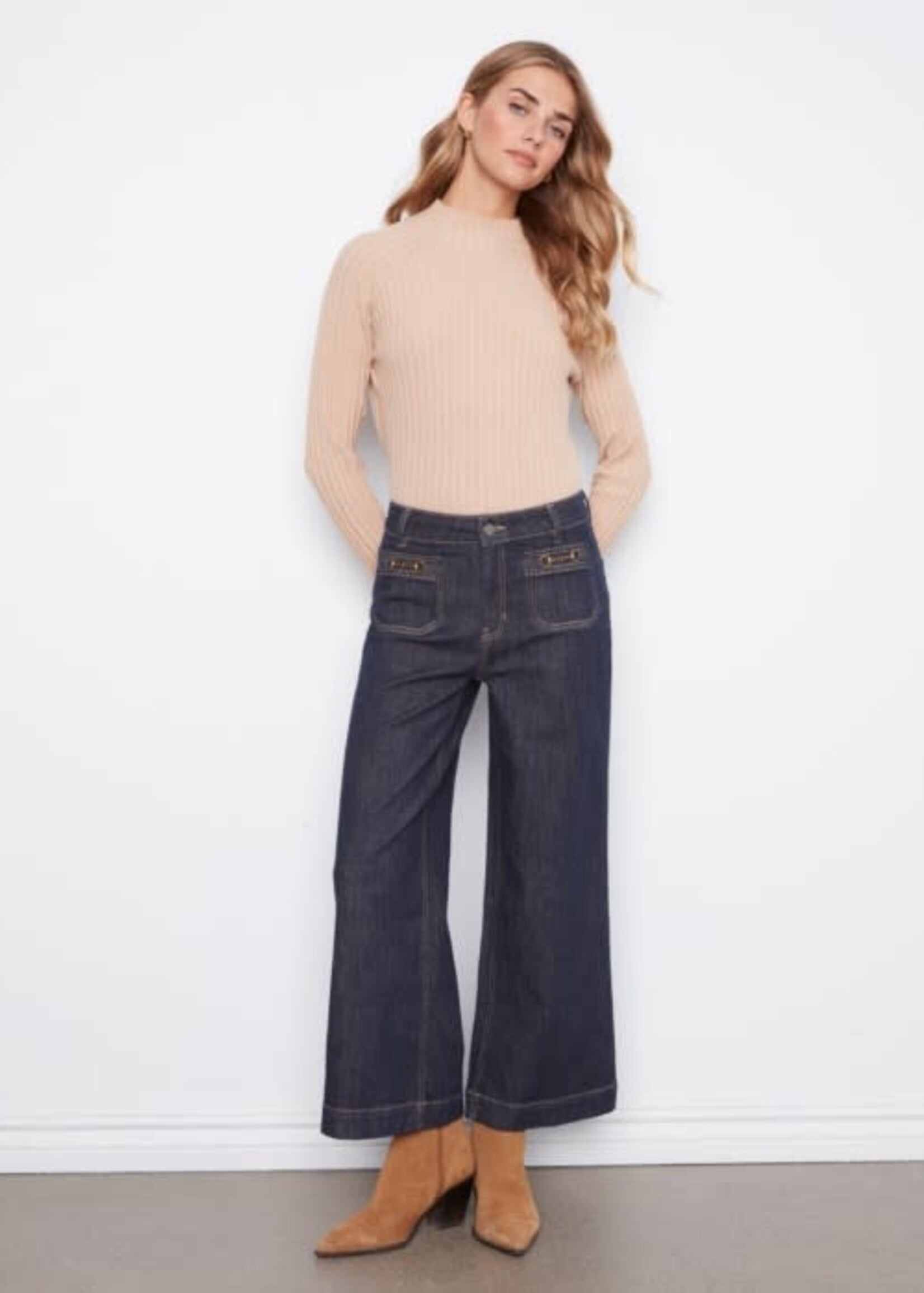CHARLIE B CHARLIE B-JEANS JAMBES LARGE-C5538D