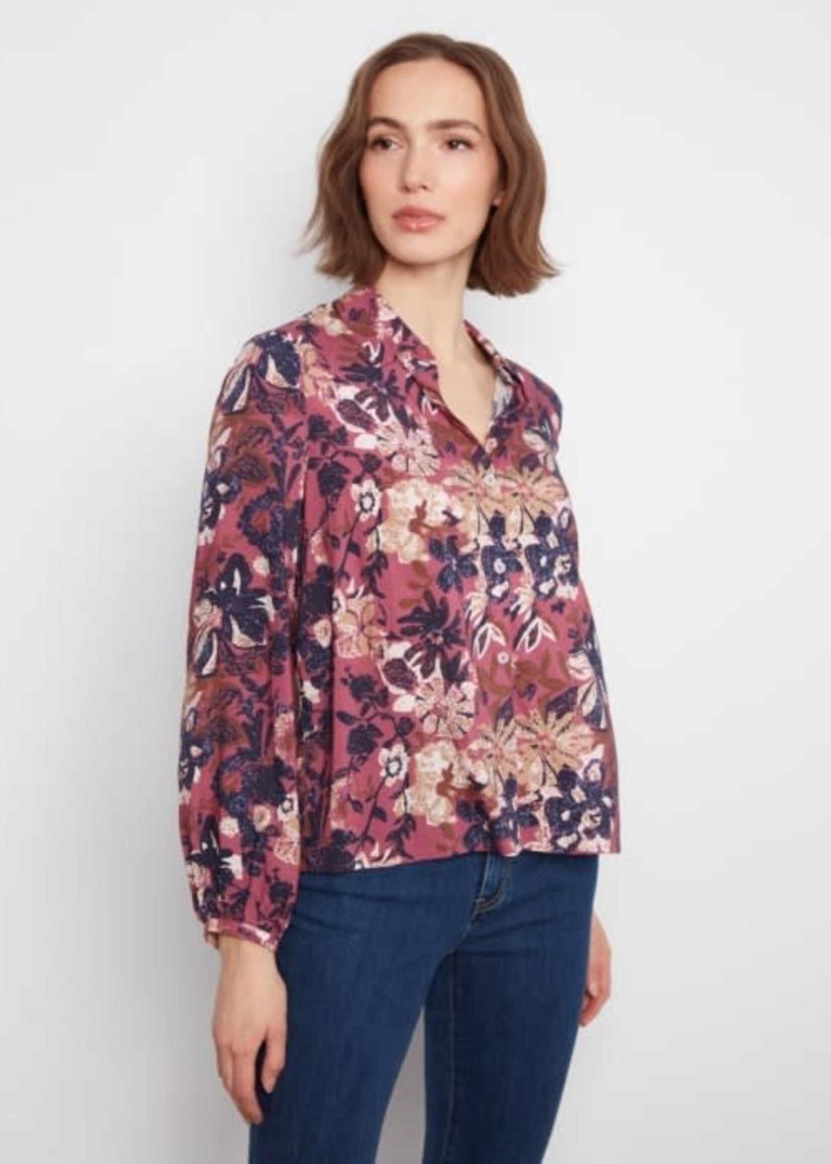 CHARLIE B CHARLIE B-BLOUSE IMPRIMÉE-C4709