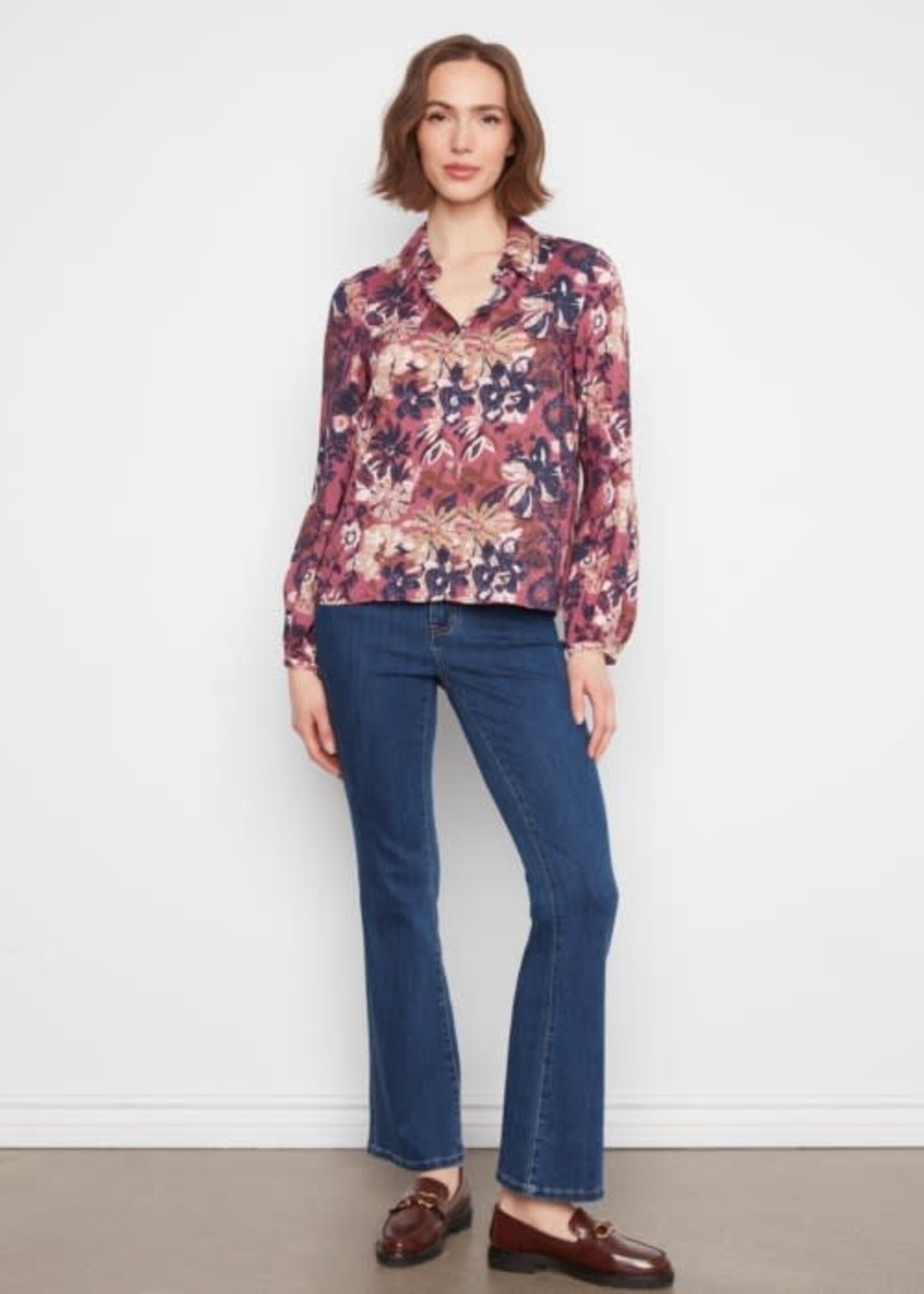 CHARLIE B CHARLIE B-BLOUSE IMPRIMÉE-C4709