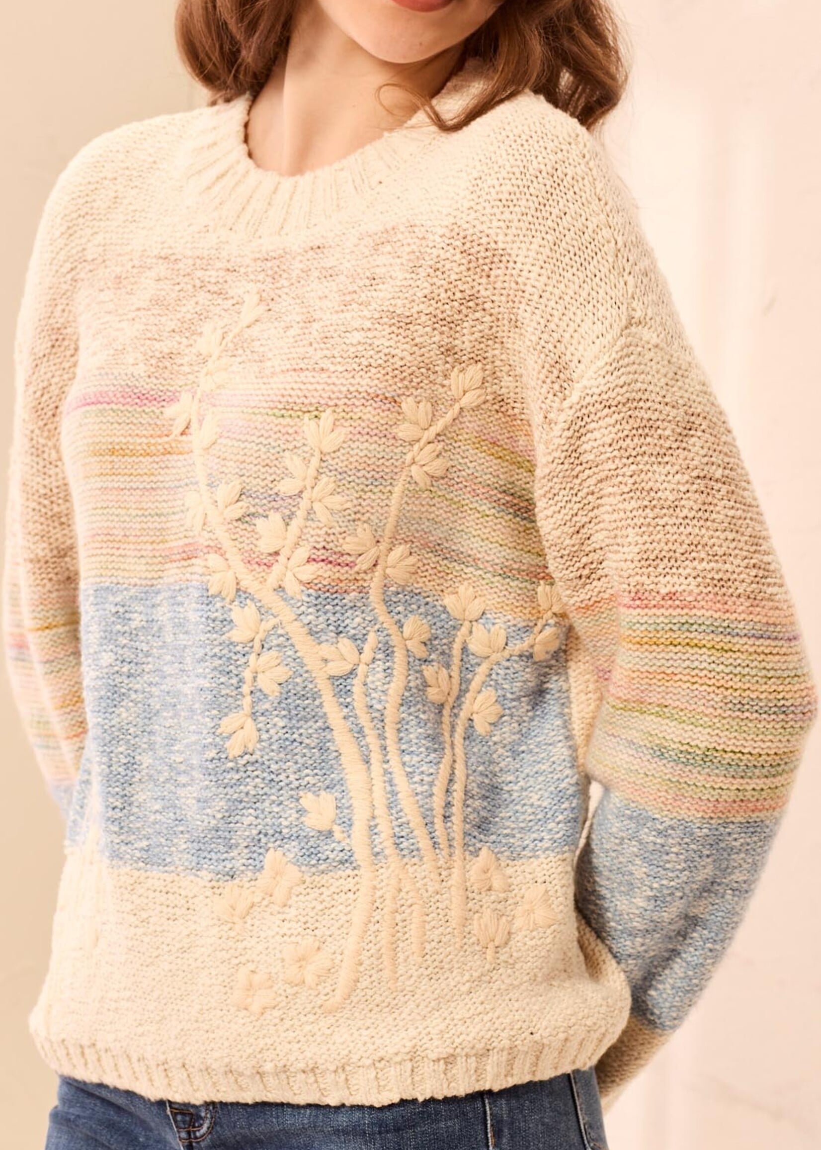 TRIBAL FASHION TRIBAL-CHANDAIL EN TRICOT-3194O
