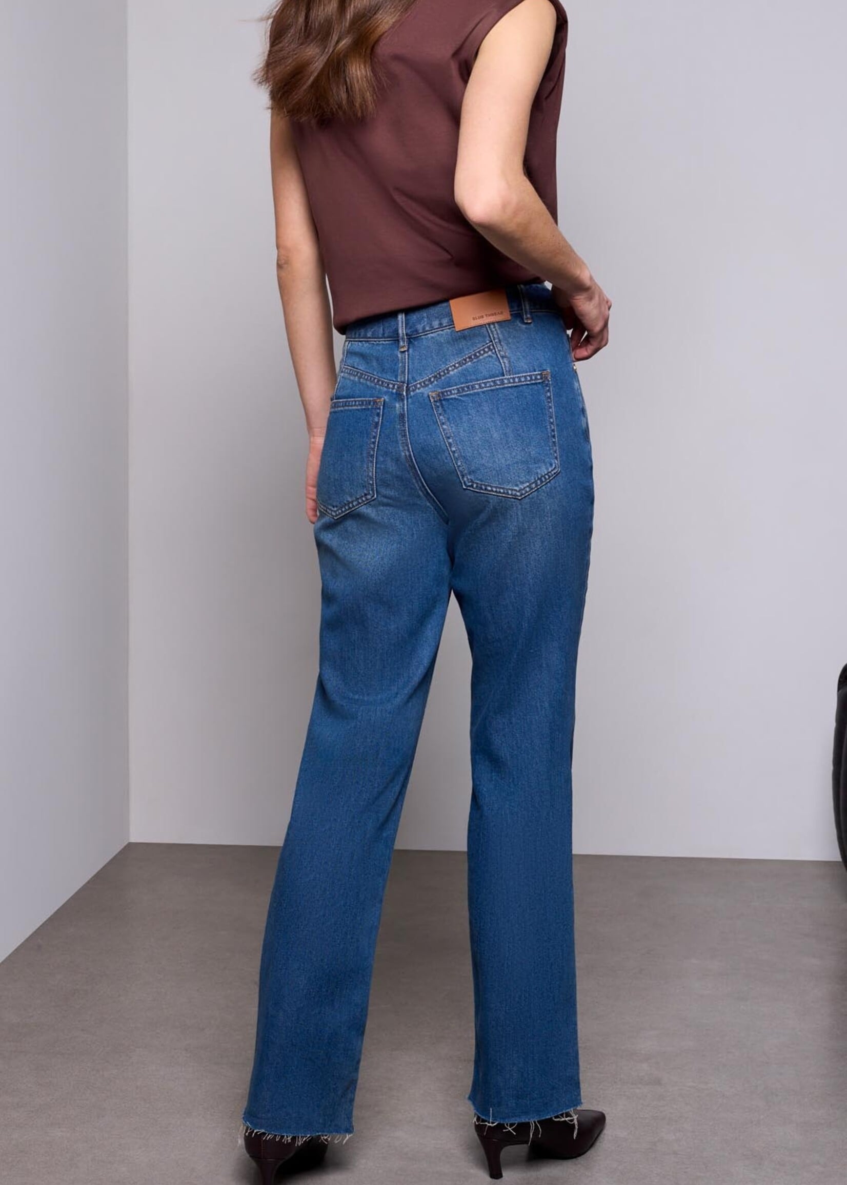 TRIBAL FASHION TRIBAL-JEANS JAMBE DROITE SOPHIA-6070O