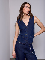 TRIBAL FASHION TRIBAL-VESTE EN DENIM-6270O