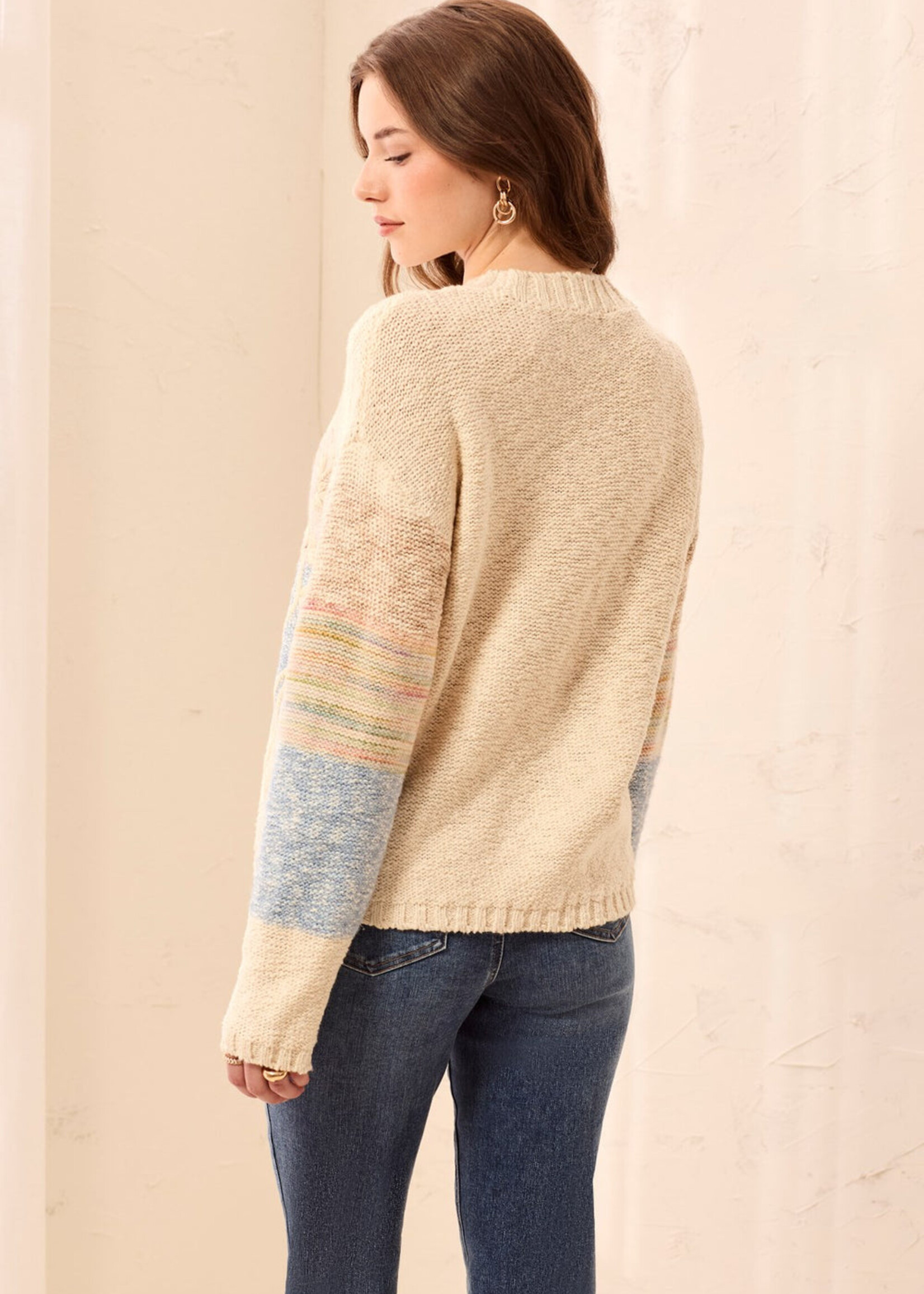 TRIBAL FASHION TRIBAL-CHANDAIL EN TRICOT-3194O