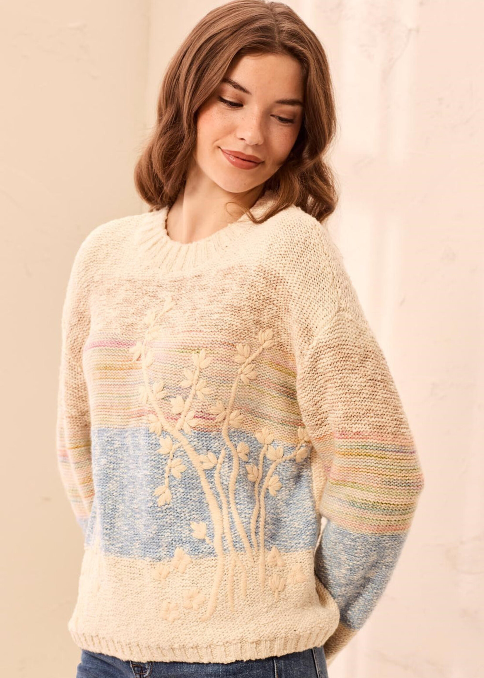 TRIBAL FASHION TRIBAL-CHANDAIL EN TRICOT-3194O
