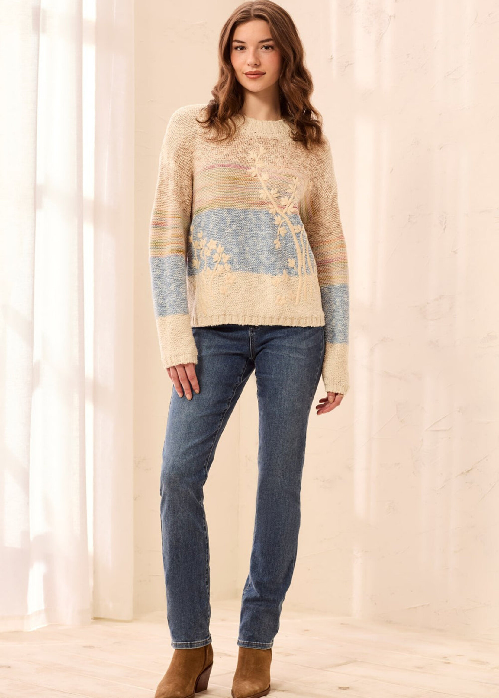 TRIBAL FASHION TRIBAL-CHANDAIL EN TRICOT-3194O