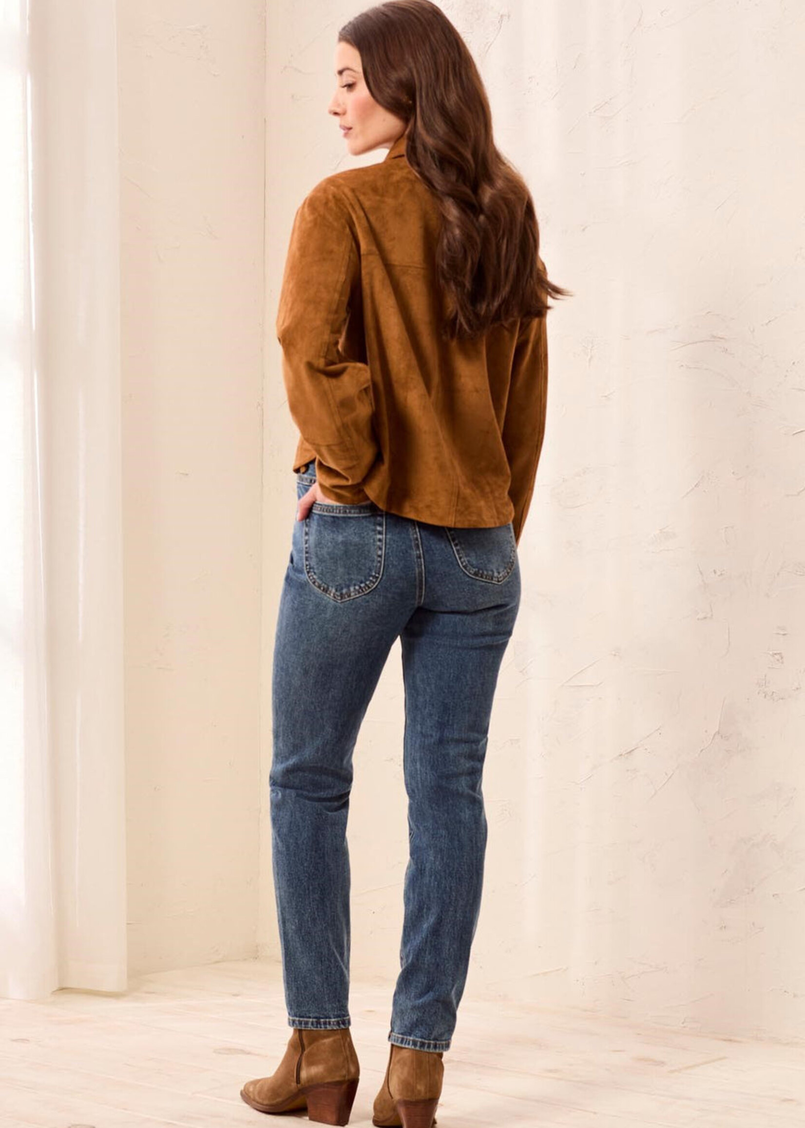 TRIBAL FASHION TRIBAL-JEANS JAMBE ÉTROITE AUDREY-6247O