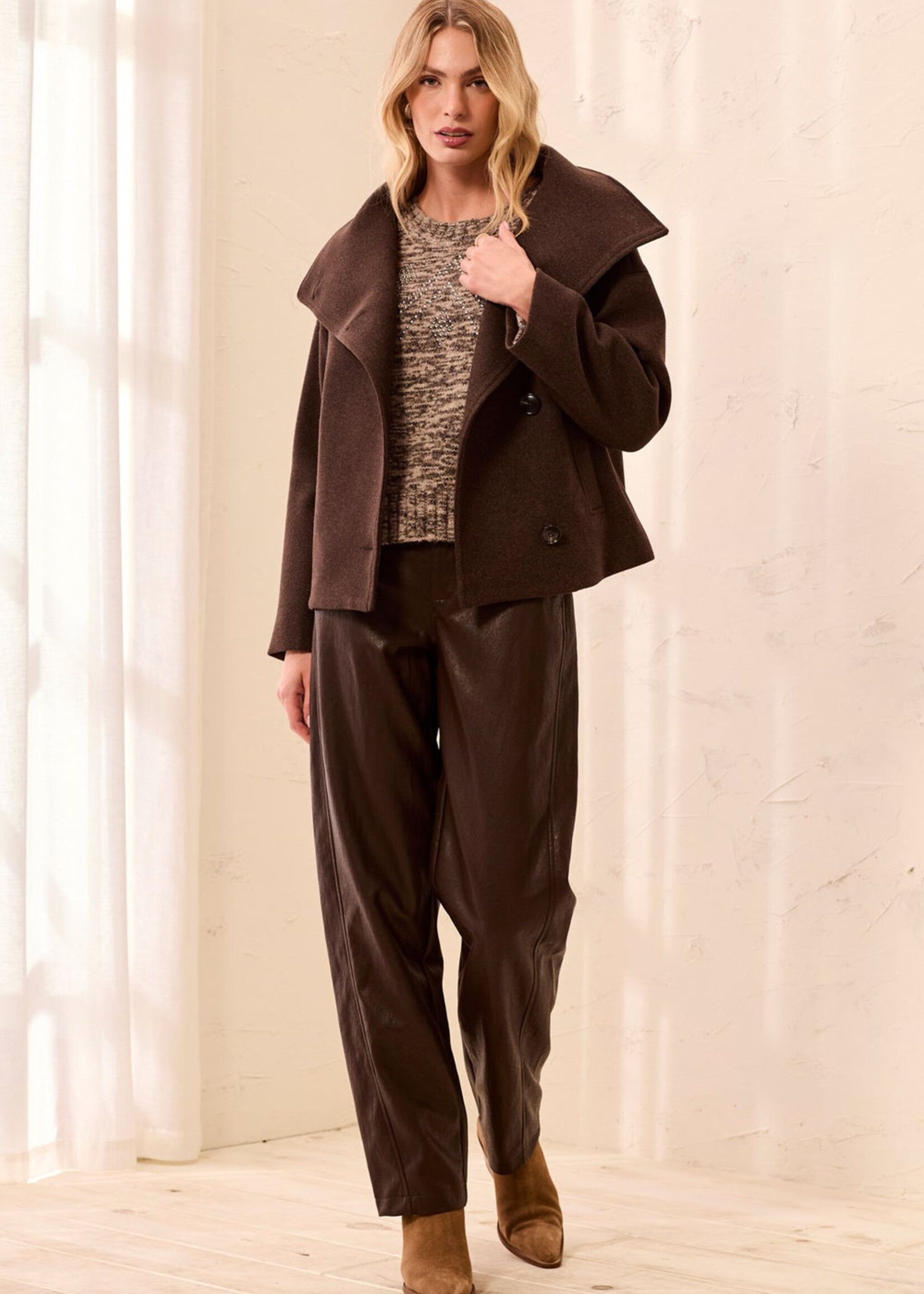 TRIBAL FASHION TRIBAL-MANTEAU LAINAGE-6343O