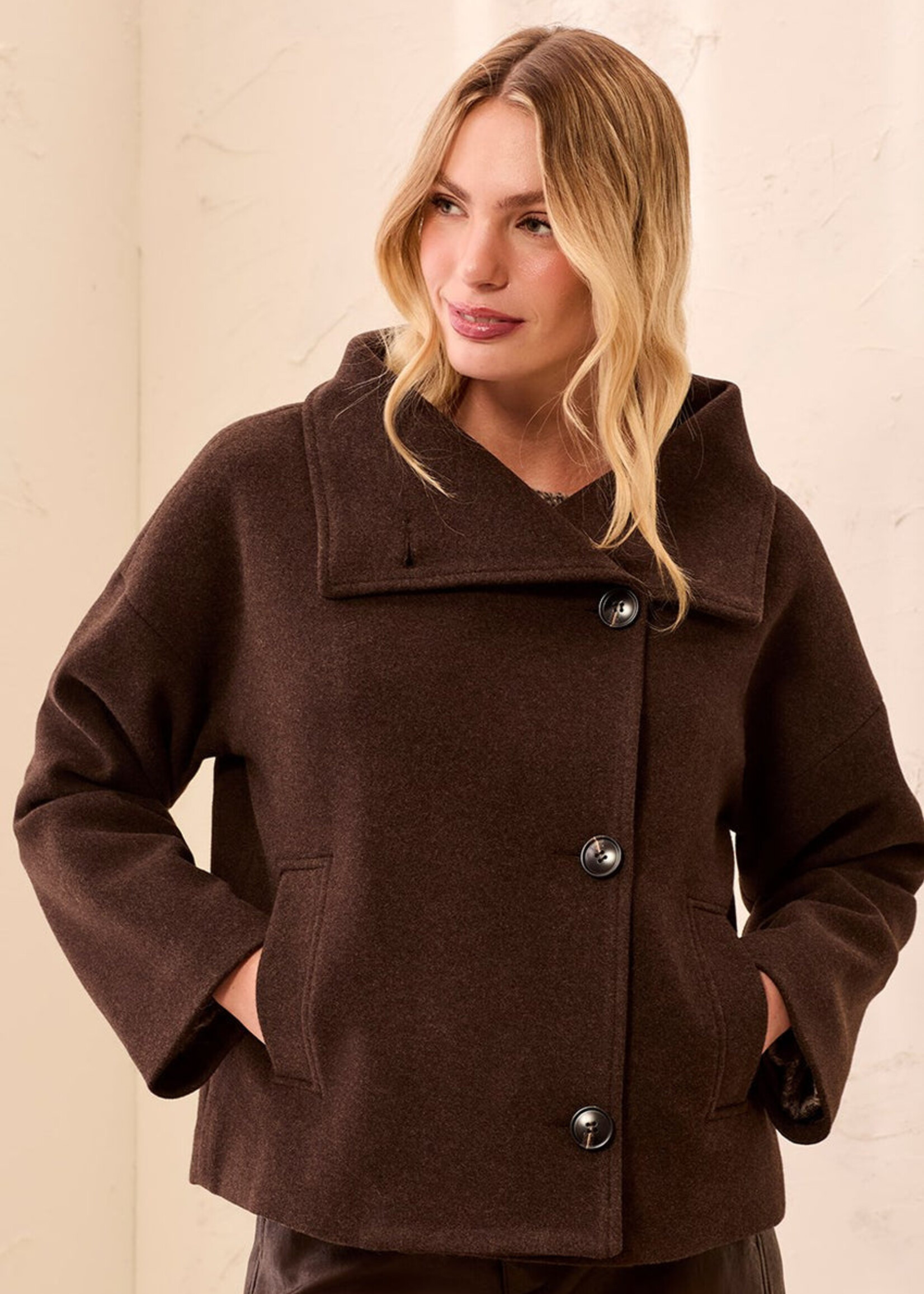 TRIBAL FASHION TRIBAL-MANTEAU LAINAGE-6343O