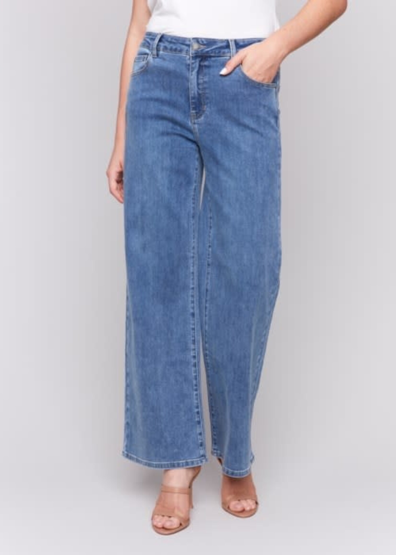 CHARLIE B CHARLIE B-JEANS JAMBE LARGE-C5630J