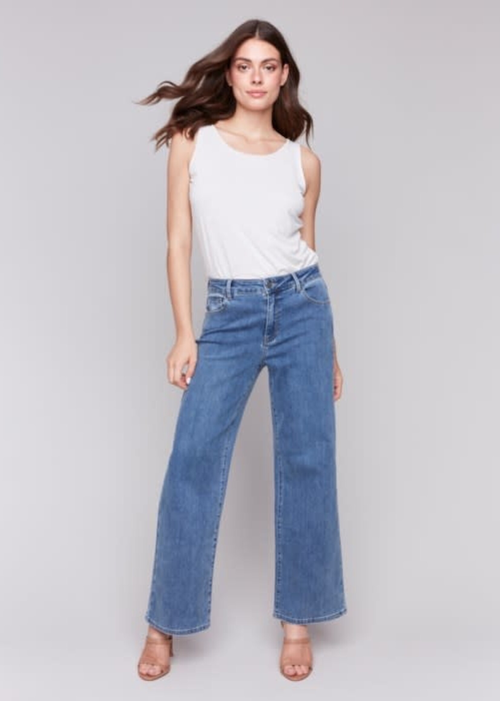 CHARLIE B CHARLIE B-JEANS JAMBE LARGE-C5630J