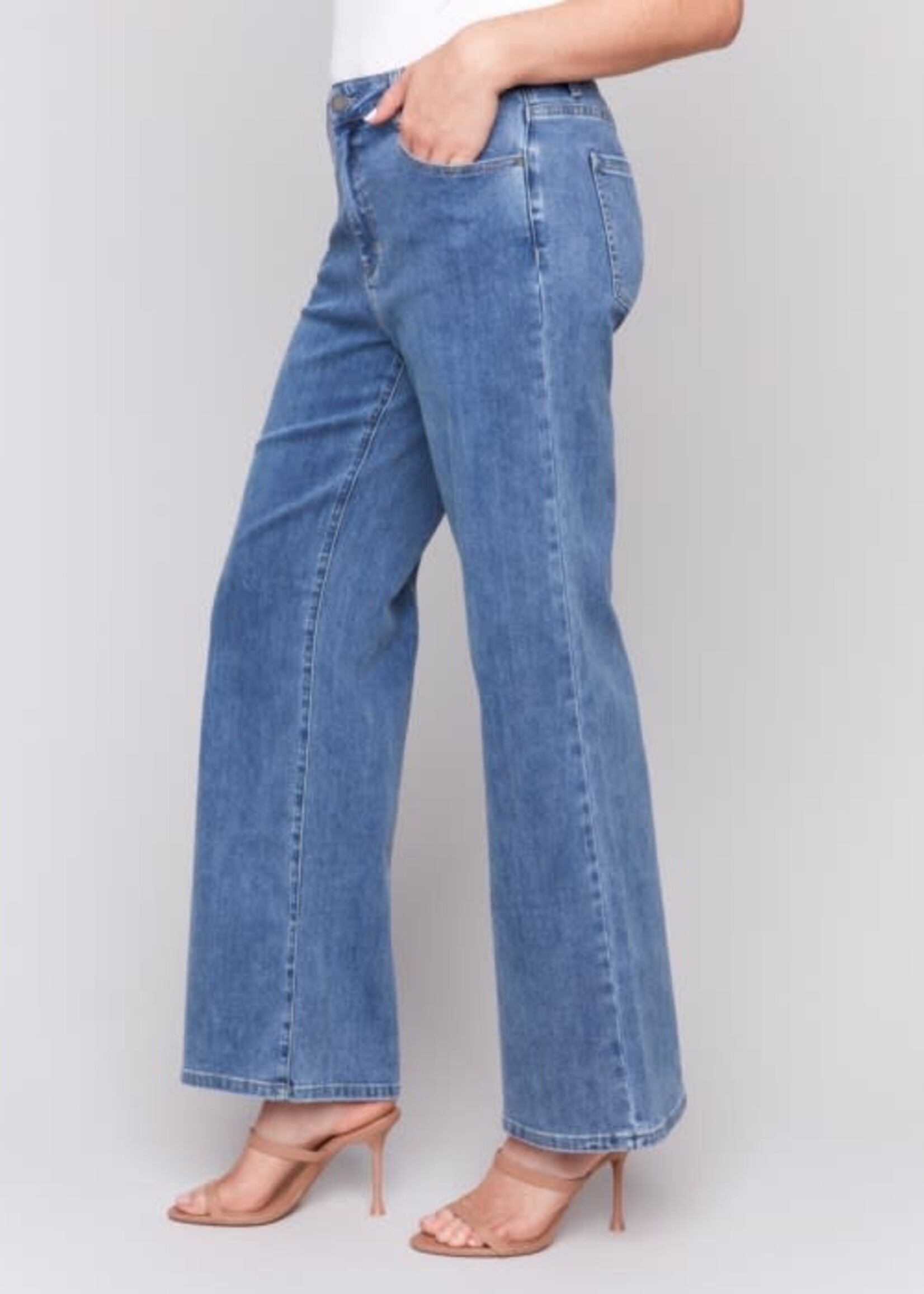 CHARLIE B CHARLIE B-JEANS JAMBE LARGE-C5630J