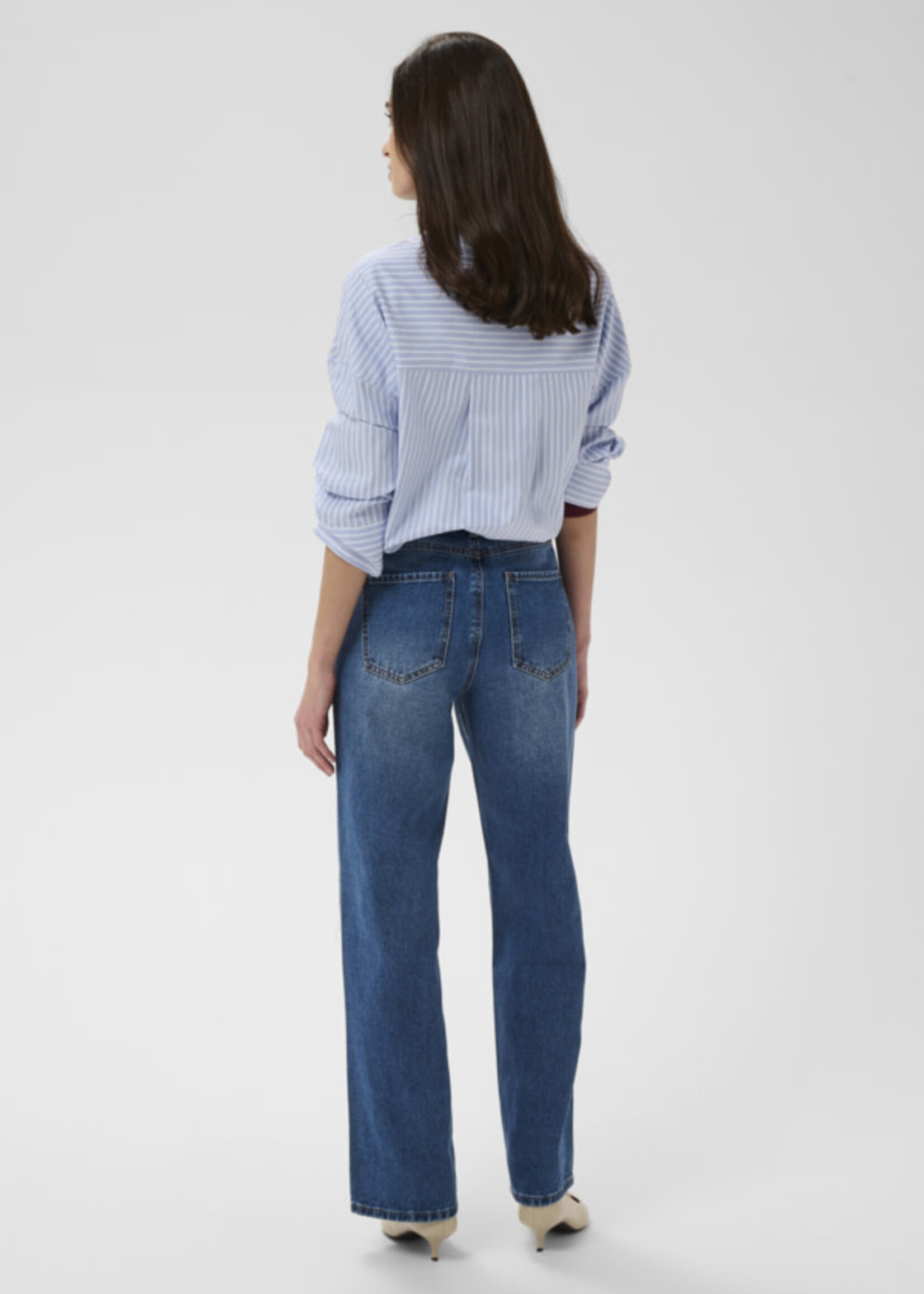 CULTURE CULTURE-JEANS TROUÉ JAMBE DROITE-50113522