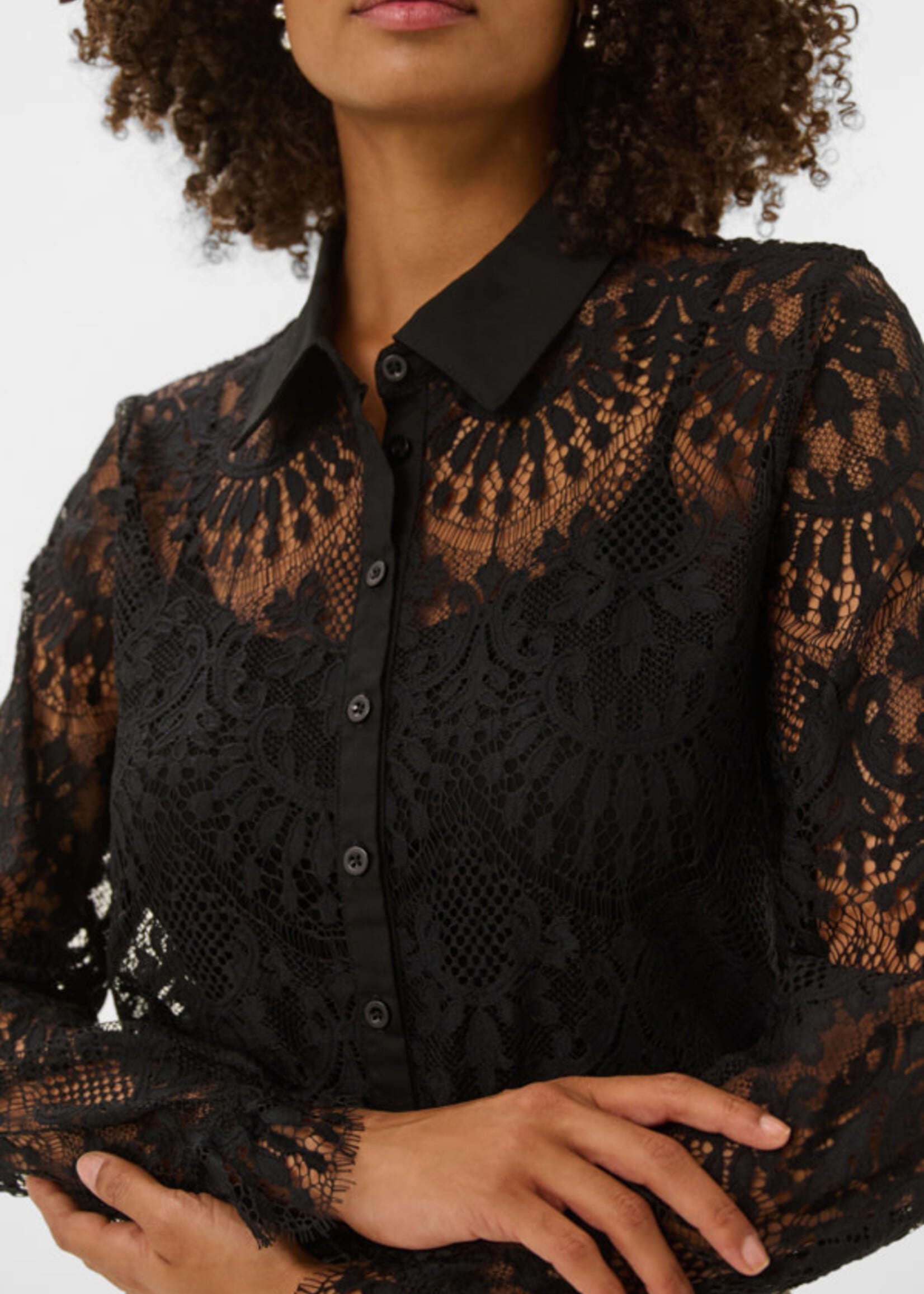 CULTURE CULTURE-CHEMISIER DENTELLE-50113645