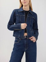 SILVER JEANS SILVER JEANS-DENIM MOTO JACKET-LJ0046HDR425