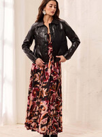 TRIBAL FASHION TRIBAL-VESTE DOUBLÉE EN SIMILICUIR-5921O