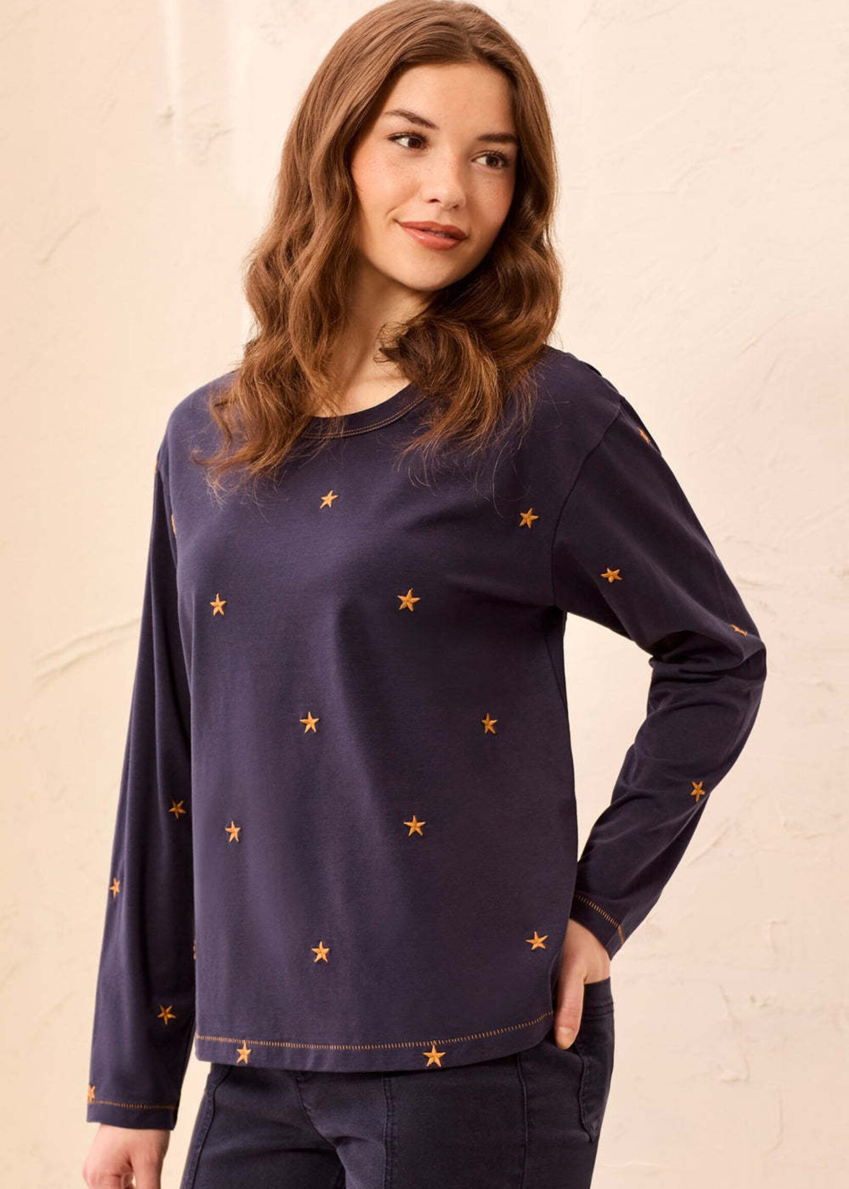 TRIBAL FASHION TRIBAL-CHANDAIL À MANCHES LONGUES-3238O