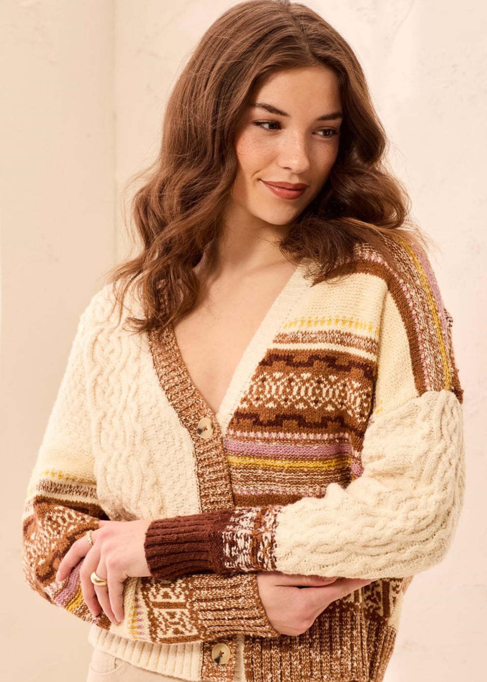 TRIBAL FASHION TRIBAL-CARDIGAN-6022O