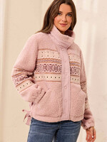 TRIBAL FASHION TRIBAL-MANTEAU EN SHERPA-6310O