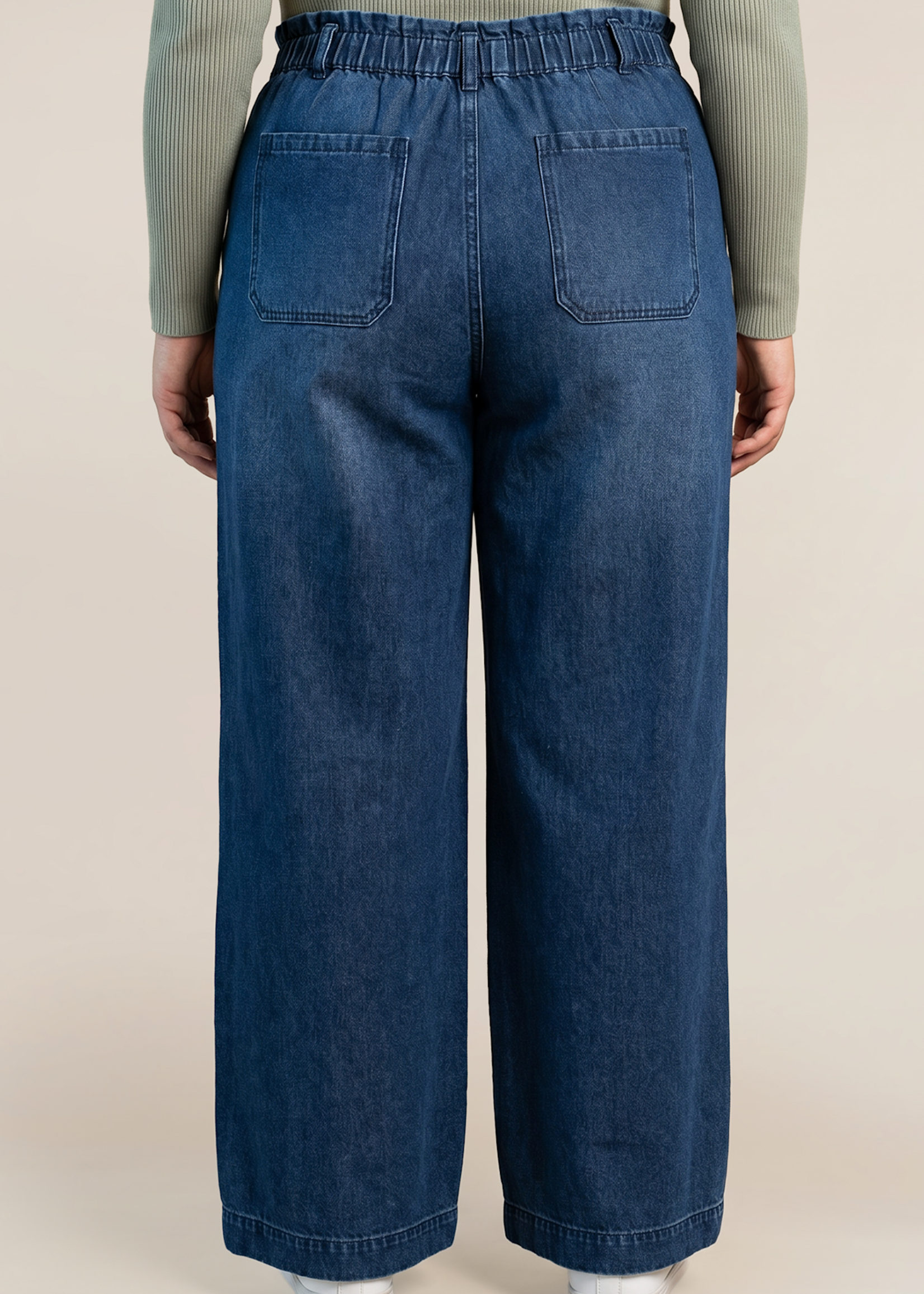 DEX PLUS DEX PLUS-PANTALON DENIM JAMBE LARGE-2875252DP