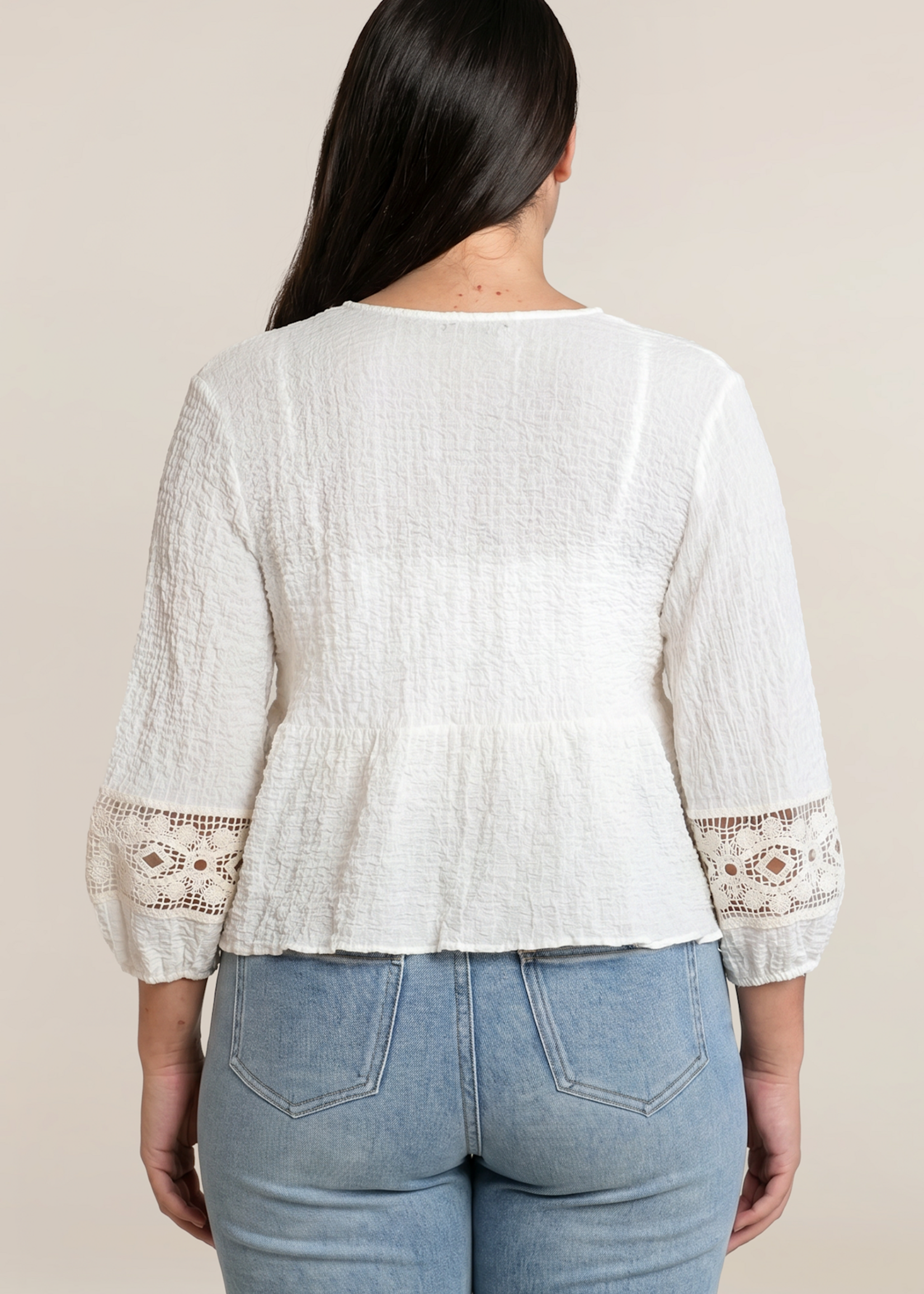 DEX PLUS DEX PLUS-BLOUSE EN CROCHET-2873703DP
