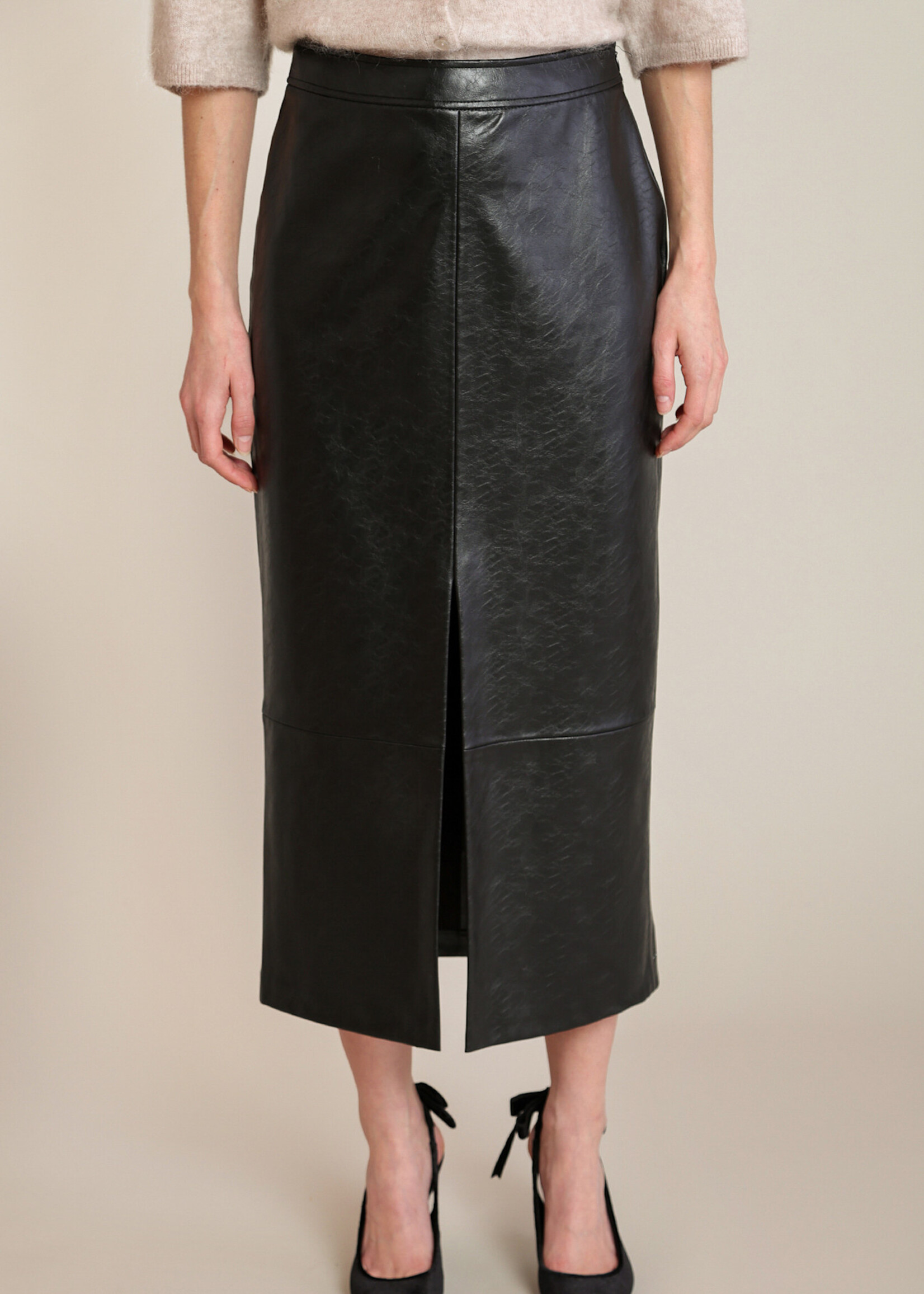 BLACK TAPE BLACK TAPE-JUPE EN SIMILICUIR-2822715T
