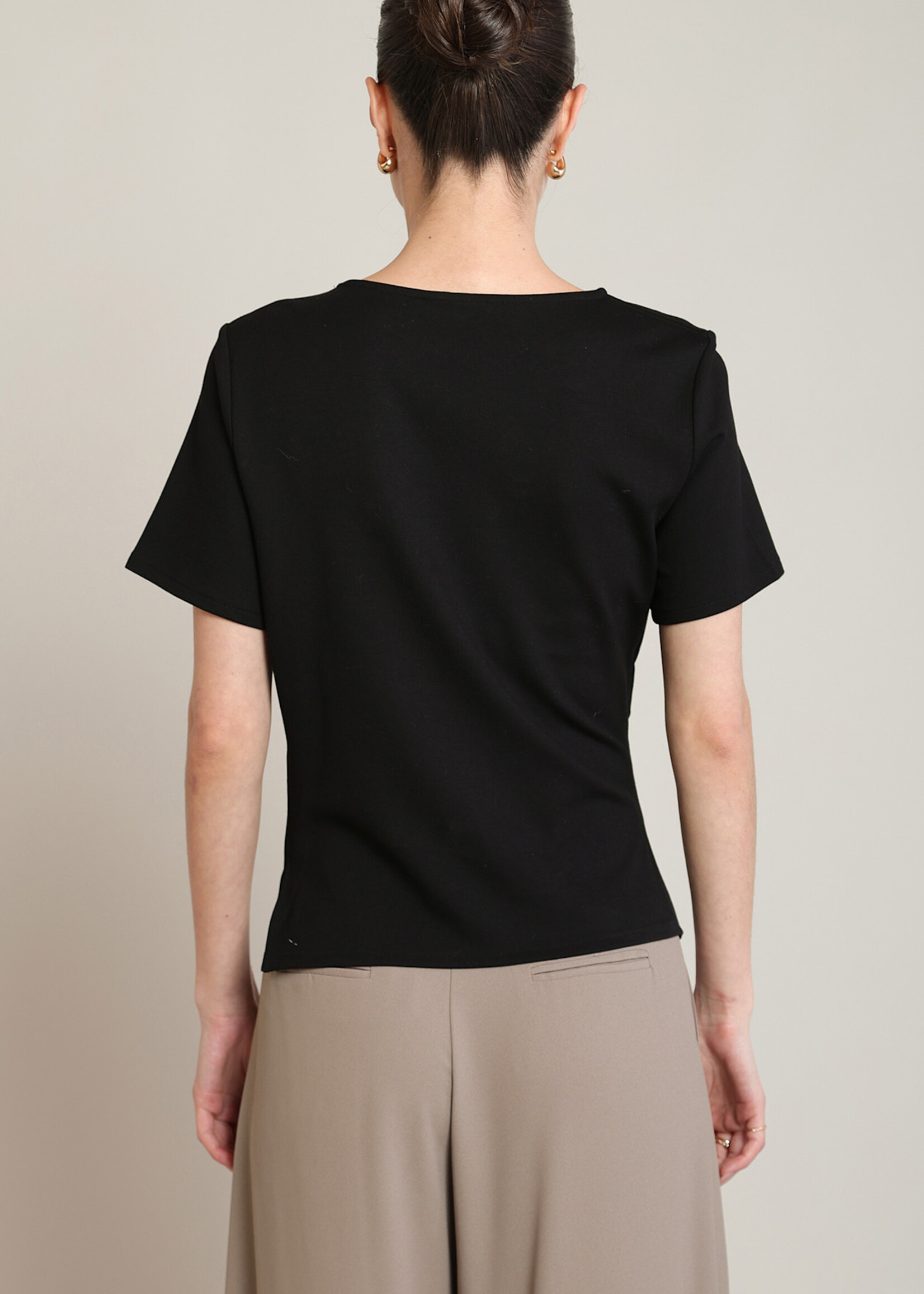 BLACK TAPE BLACK TAPE-T-SHIRT ASYMÉTIQUE-2824004T