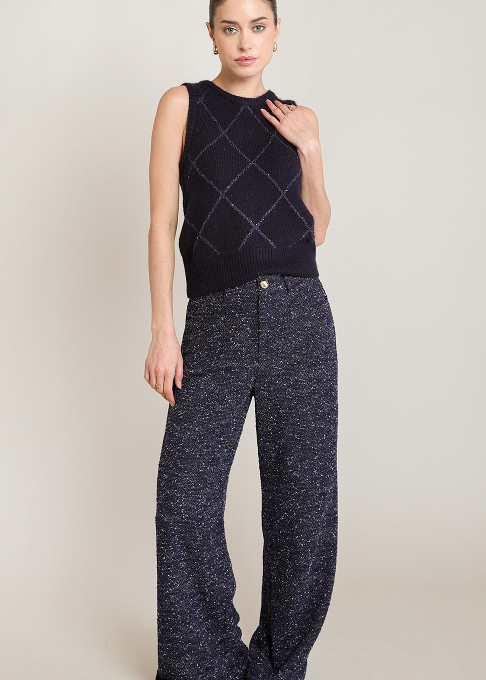 BLACK TAPE BLACK TAPE-PANTALON JAMBE LARGE-2822209T