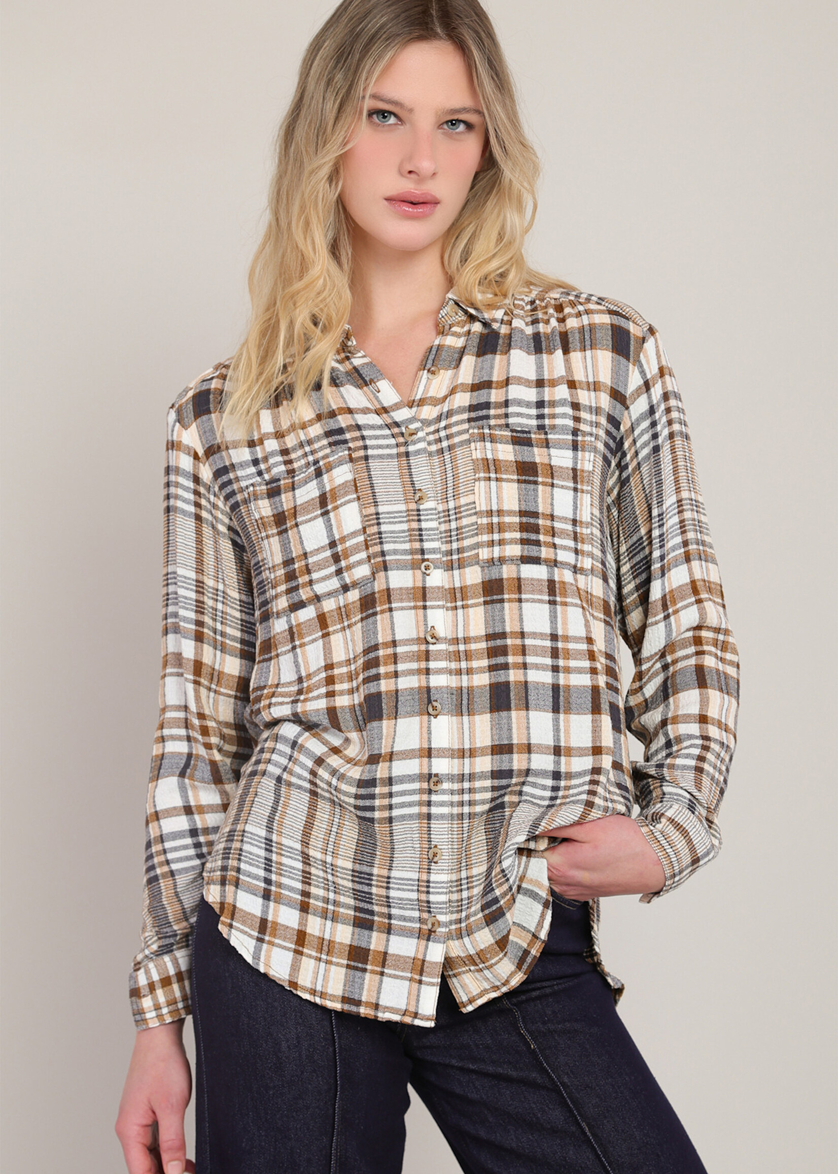 ROOM 34 ROOM 34-CHEMISE À CARREAUX-2823723DG