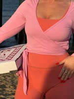 MP COLLECTION MP COLLECTION-WRAP TOP