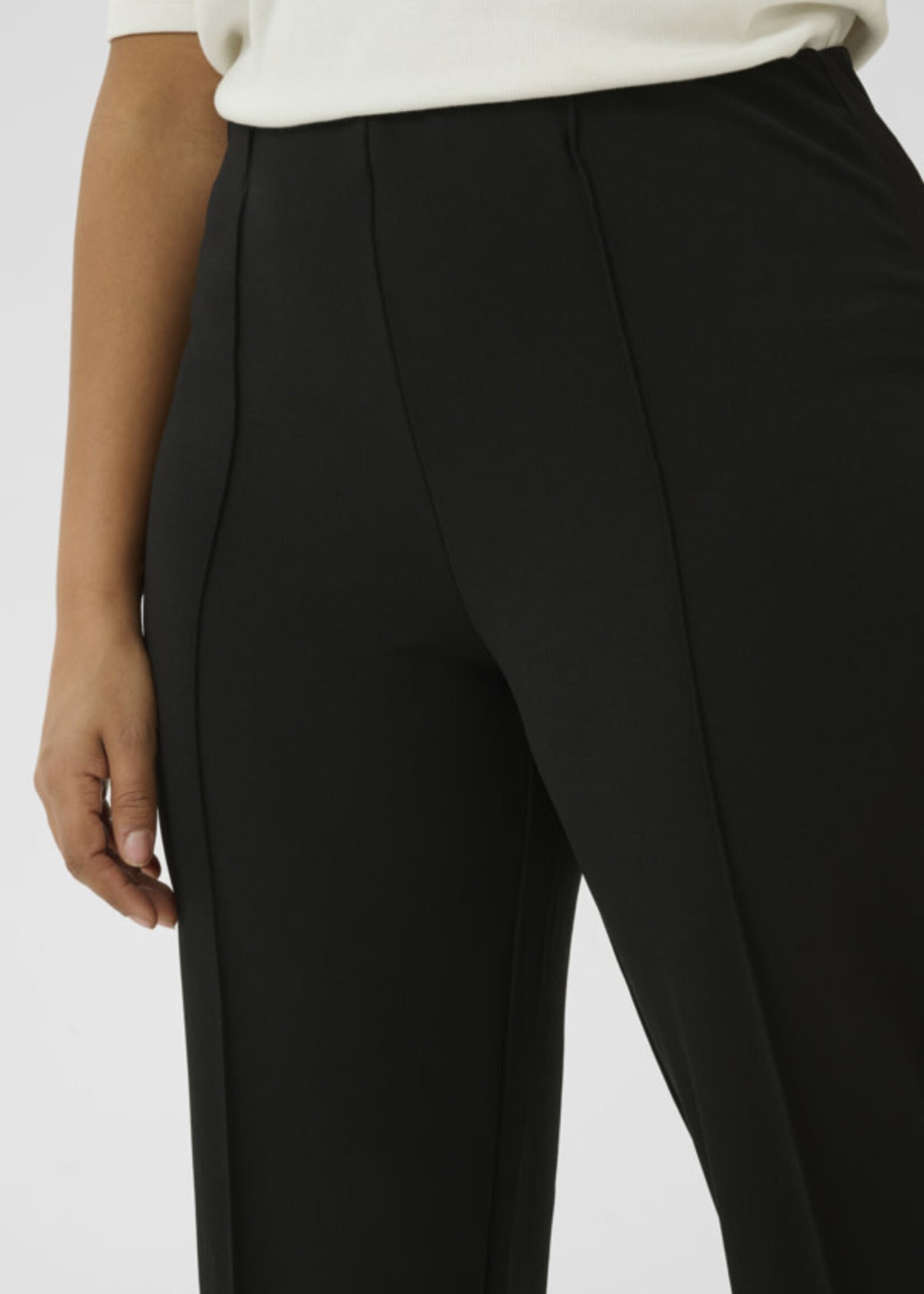 KAFFE CURVE KAFFE CURVE-PANTALON JAMBE DROITE-10583359