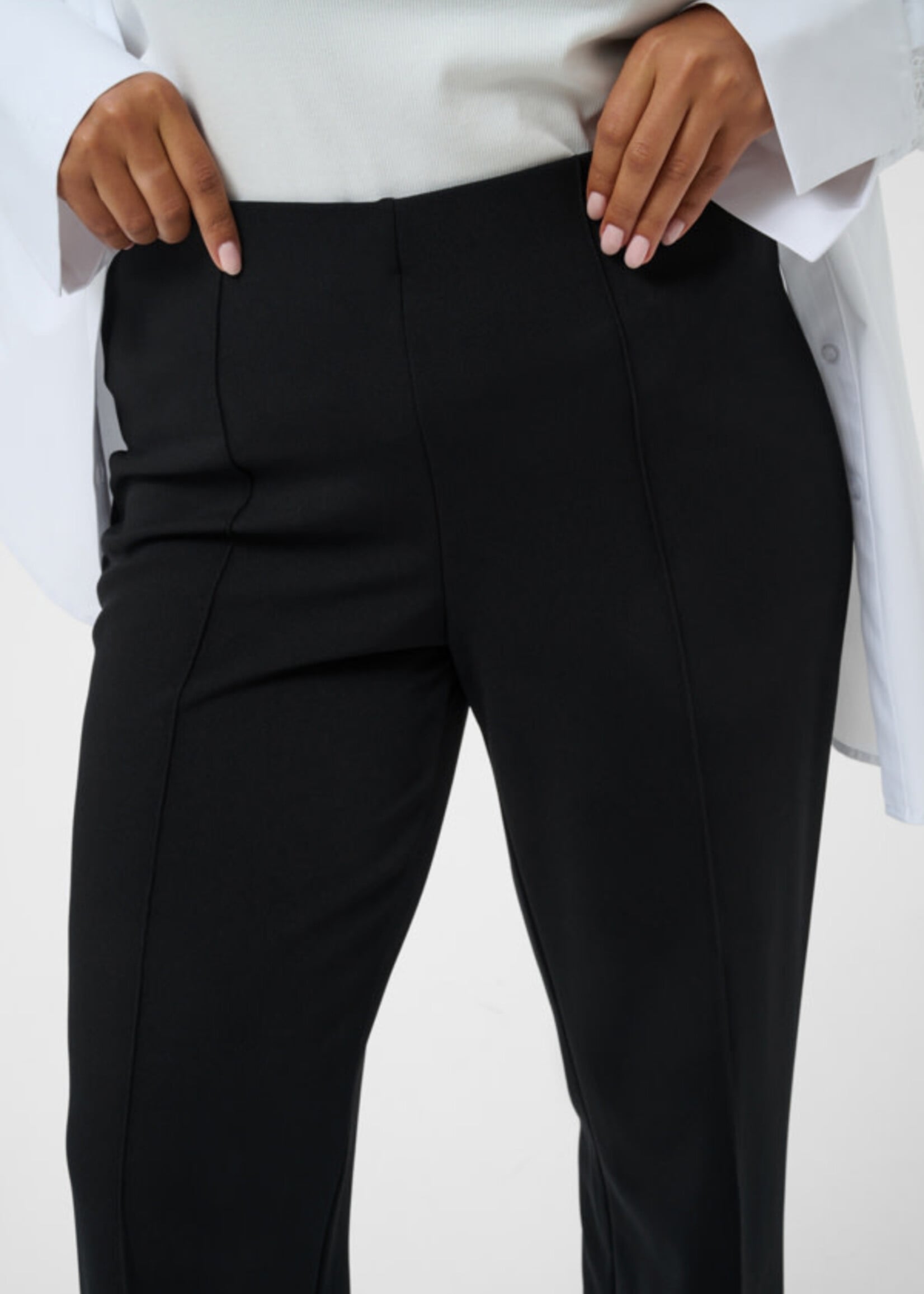 KAFFE CURVE KAFFE CURVE-PANTALON JAMBE DROITE-10583359