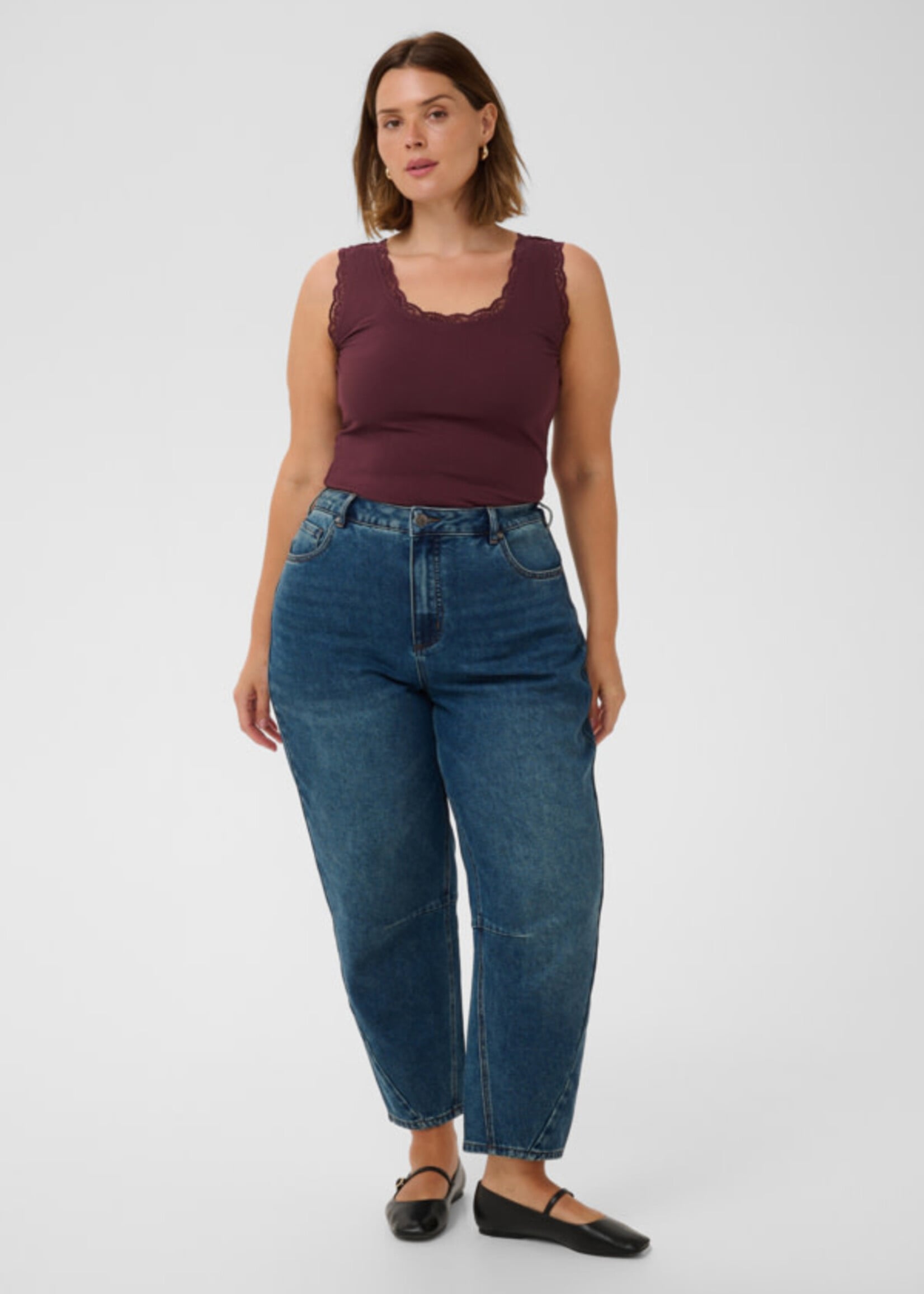 KAFFE CURVE KAFFE CURVE-CAMISOLE-10583468