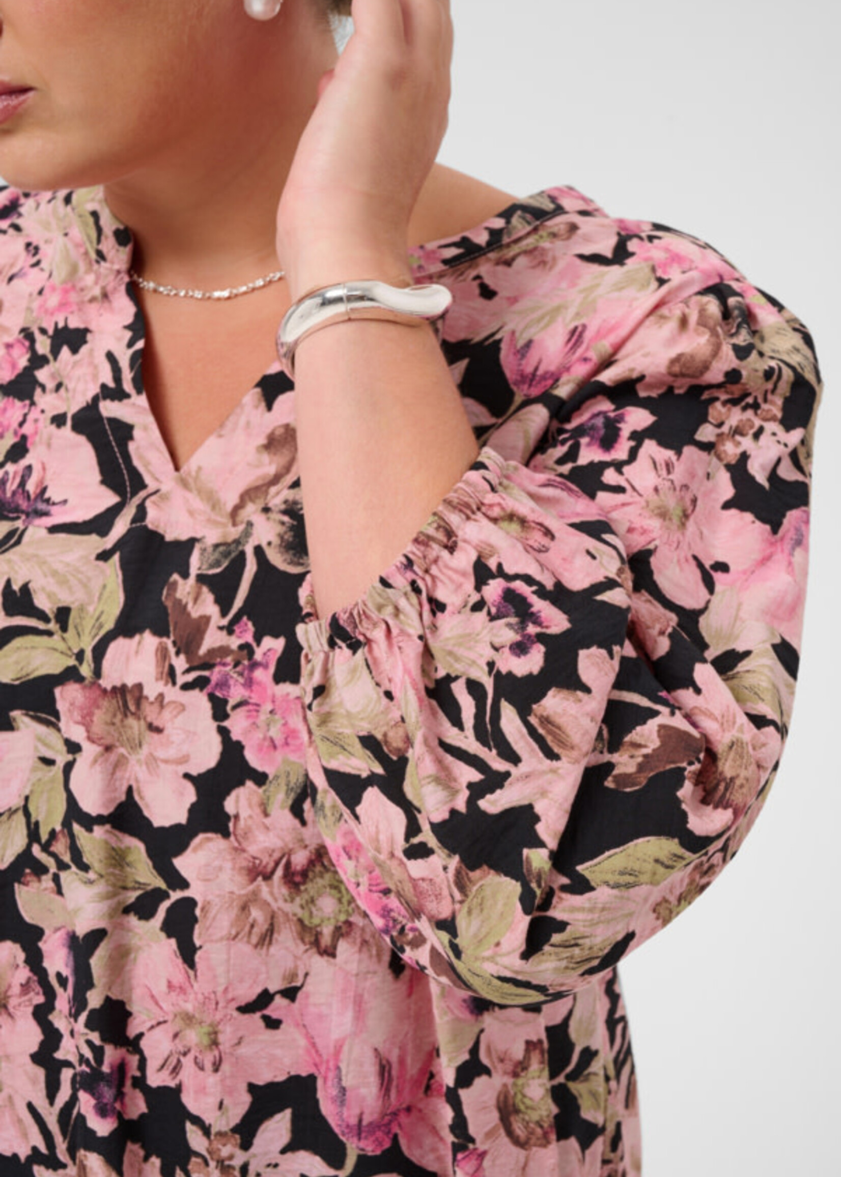 KAFFE CURVE KAFFE CURVE-BLOUSE IMPRIMÉ FLORAL-10584357