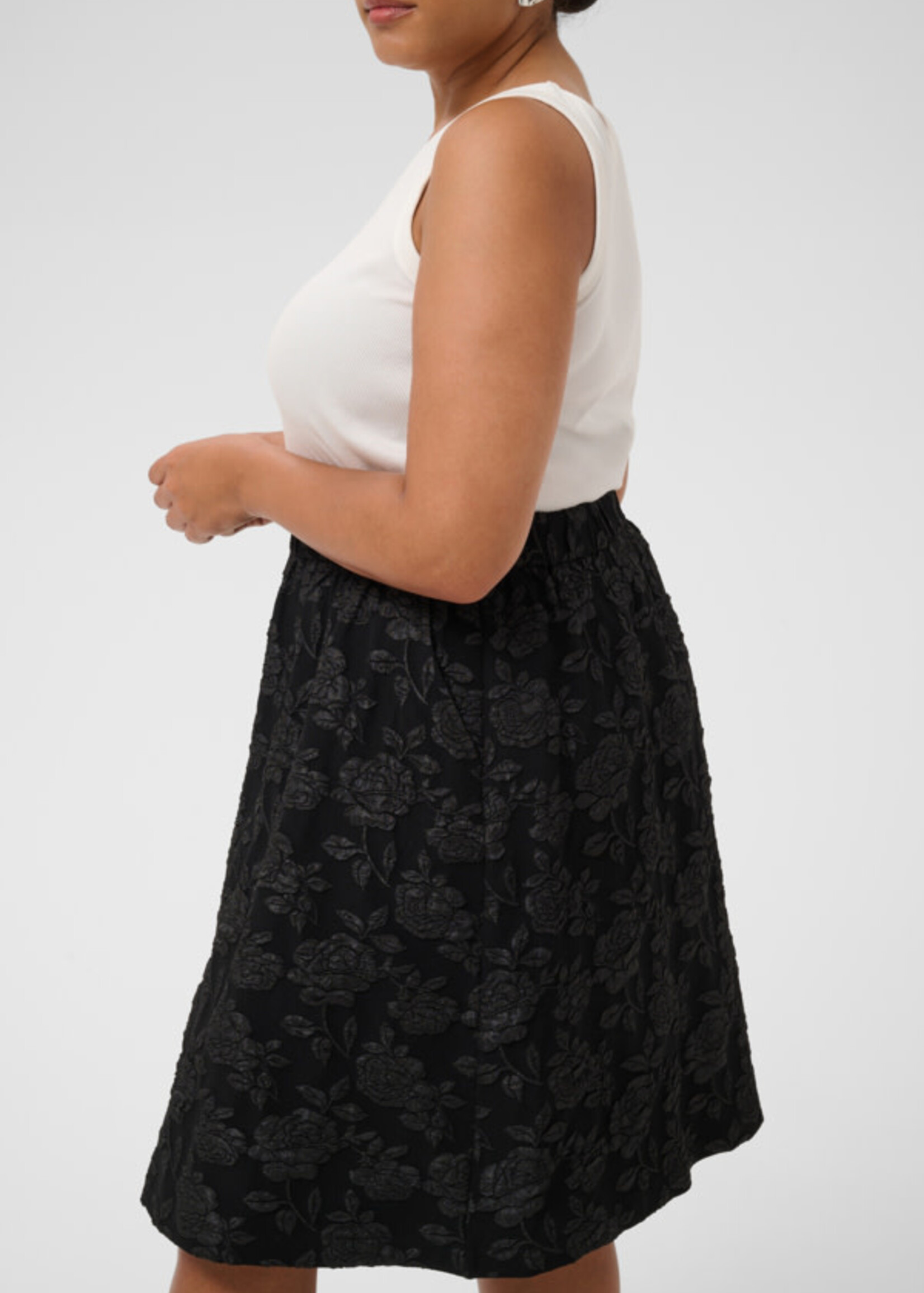 KAFFE CURVE KAFFE CURVE-JUPE MIDI-10584377