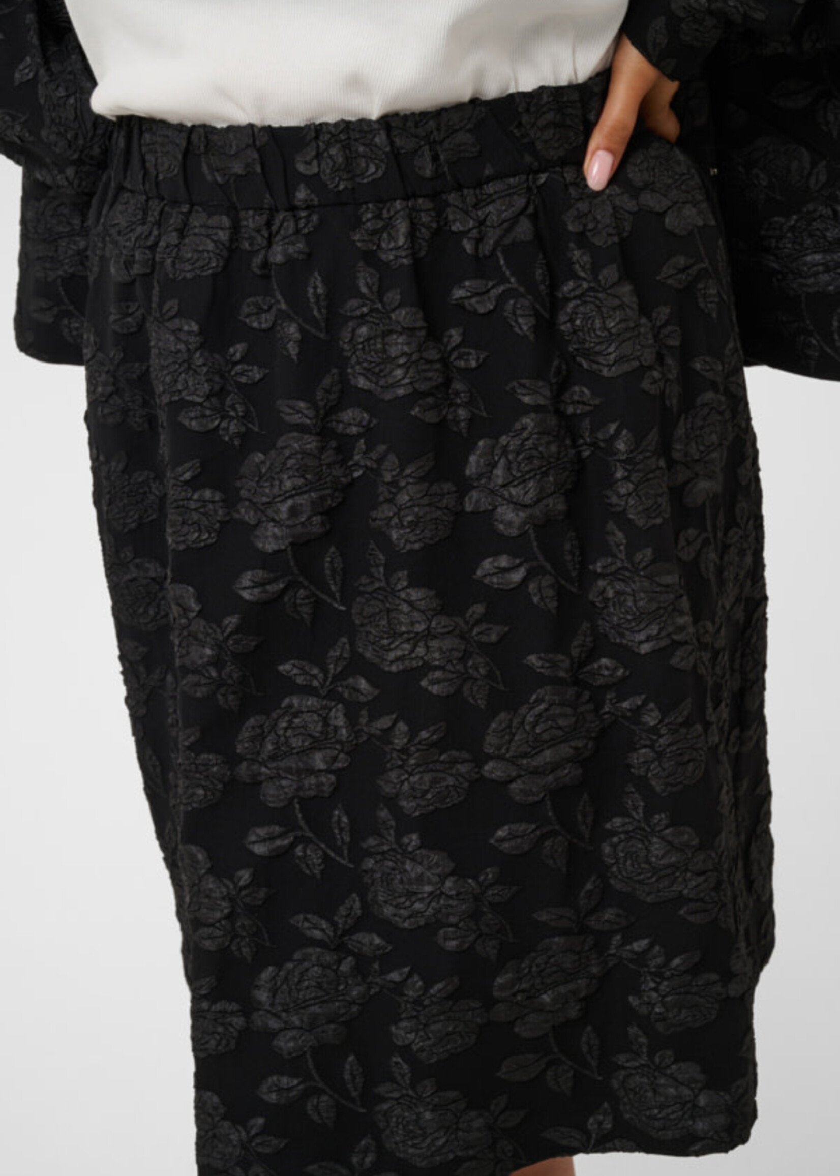 KAFFE CURVE KAFFE CURVE-JUPE MIDI-10584377