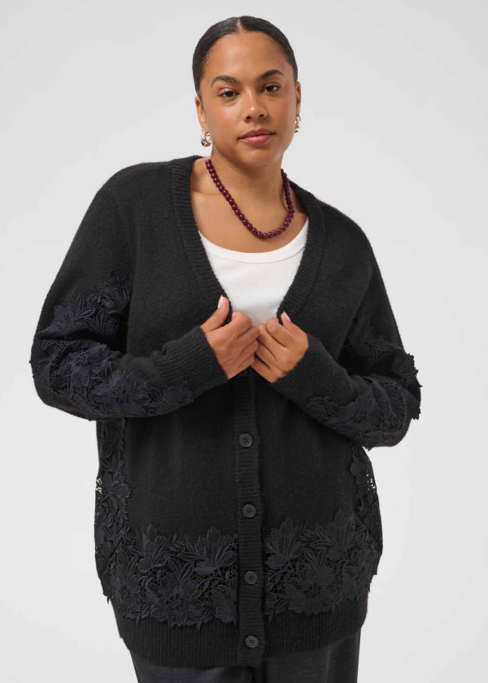 KAFFE CURVE KAFFE CURVE-CARDIGAN-10584387